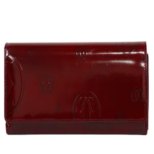 Cartier Must Line Patent Leather Wallet (Pre-Owned)
