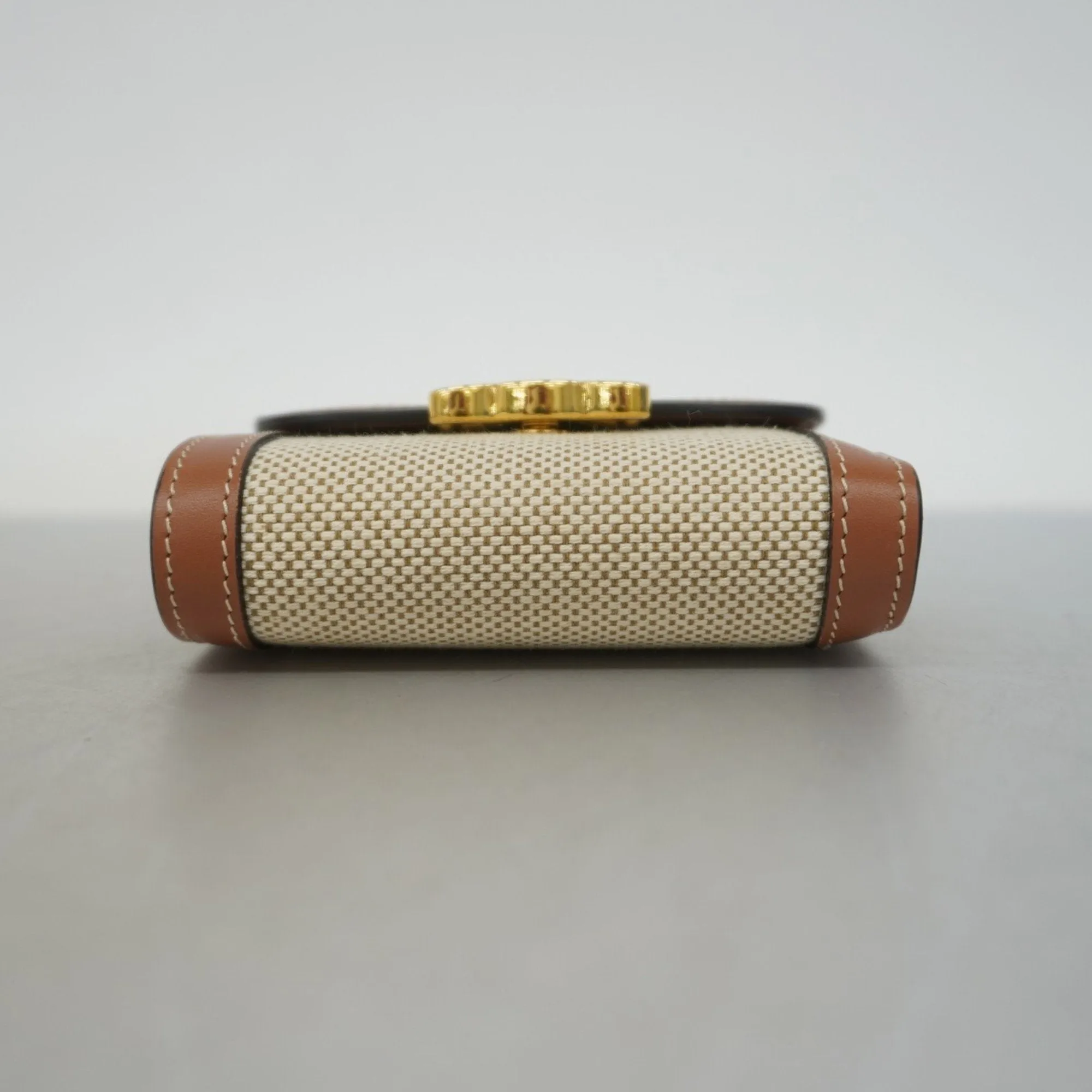 Celine  Canvas Leather Wallet (Tri-Fold) (Pre-Owned)