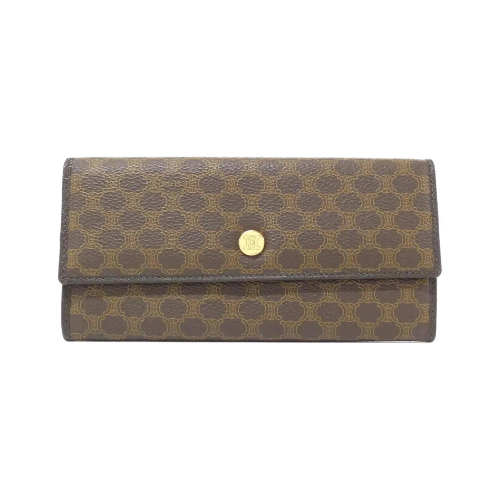Celine Coated Canvas Long Wallet (Bi-Fold) (Pre-Owned)