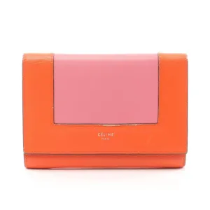 Celine Leather Frame Trifold Wallet