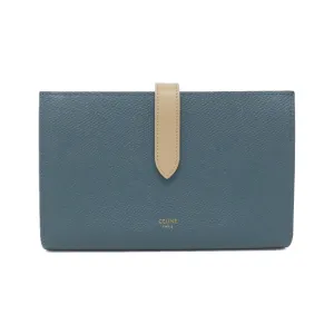 Celine Leather Long Wallet (Bi-Fold) (Pre-Owned)
