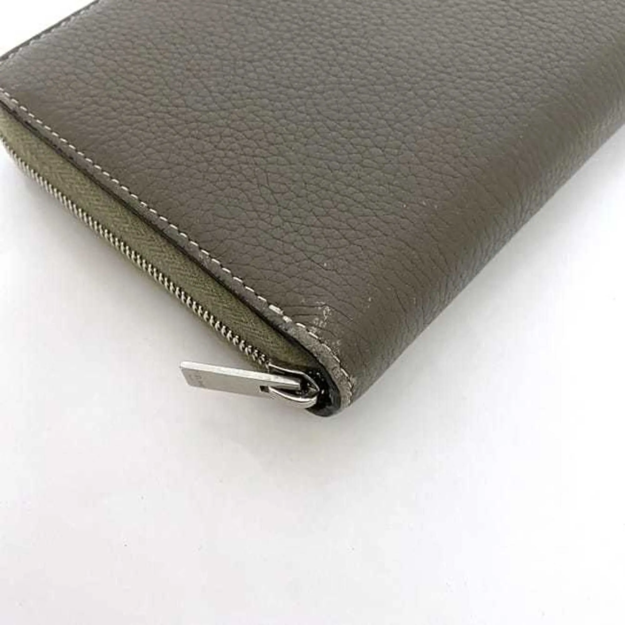 Celine Leather Long Wallet (Bi-Fold) (Pre-Owned)