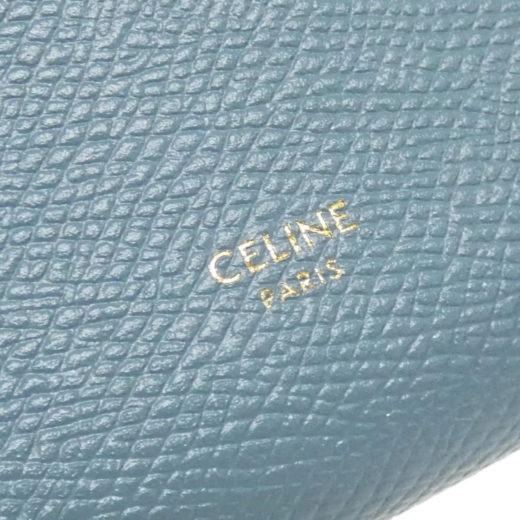 Celine Leather Long Wallet (Bi-Fold) (Pre-Owned)
