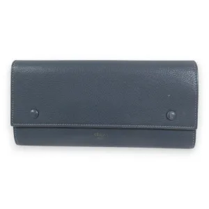 Celine Leather Long Wallet (Bi-Fold) (Pre-Owned)