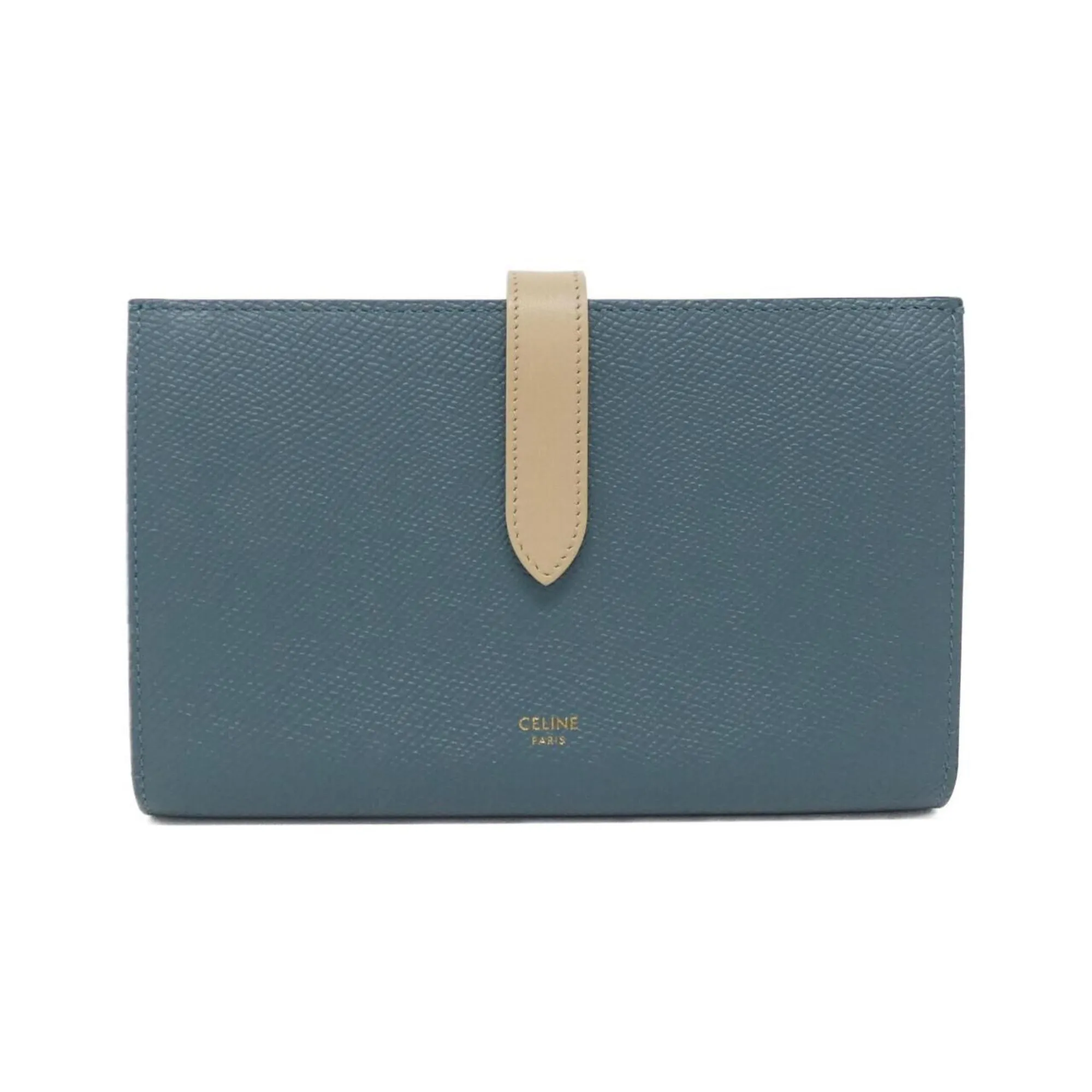 Celine Leather Long Wallet (Bi-Fold) (Pre-Owned)