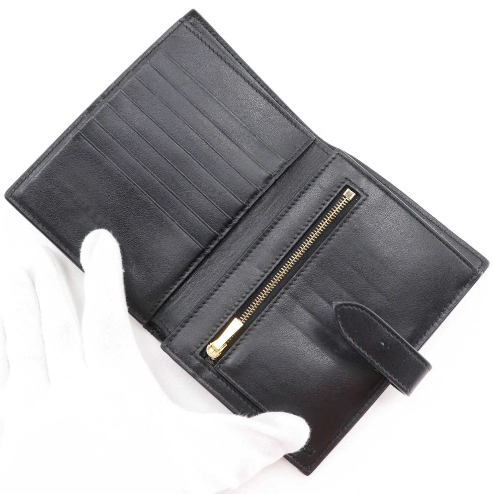 Celine Leather Wallet (Bi-Fold) (Pre-Owned)