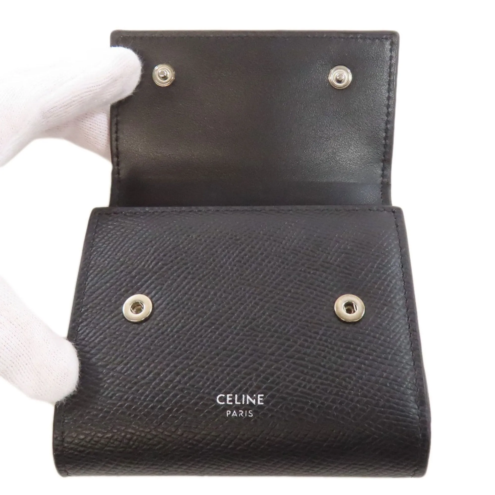 Celine Leather Wallet (Bi-Fold) (Pre-Owned)