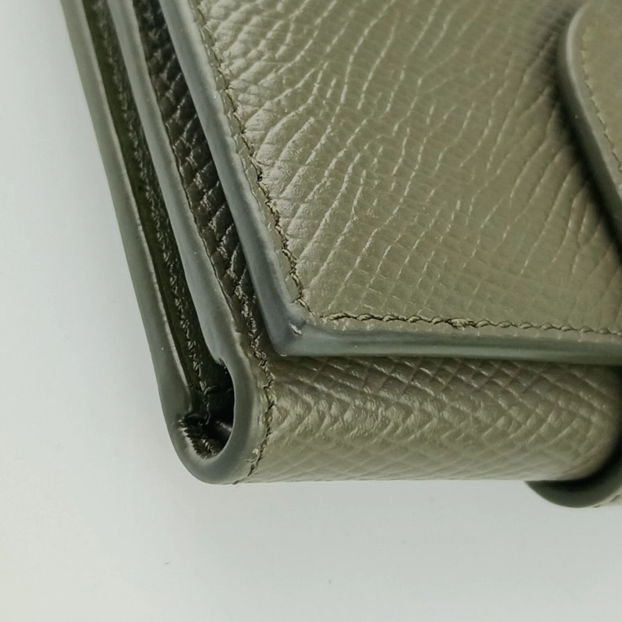 Celine Leather Wallet (Tri-Fold) (Pre-Owned)