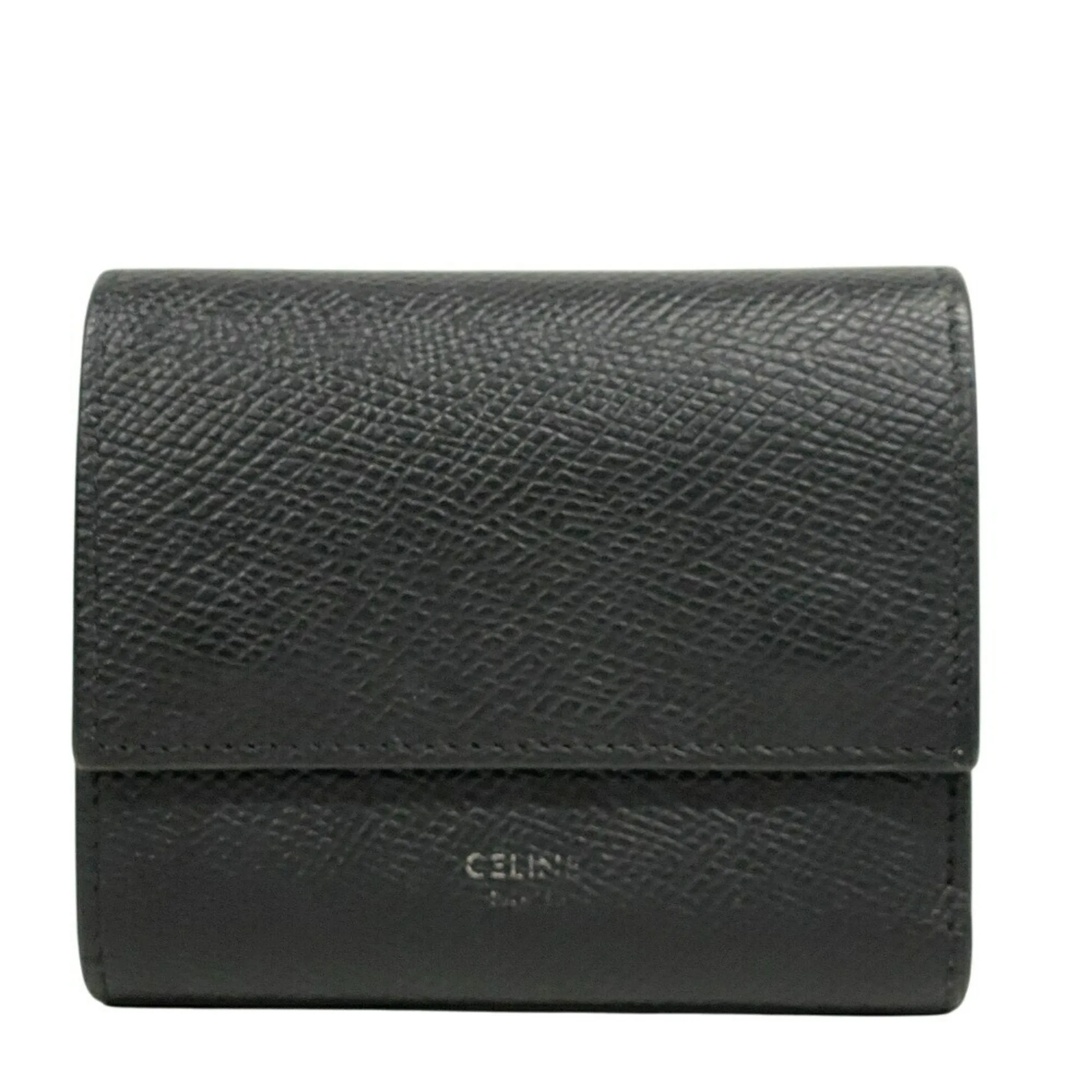 Celine Leather Wallet (Tri-Fold) (Pre-Owned)