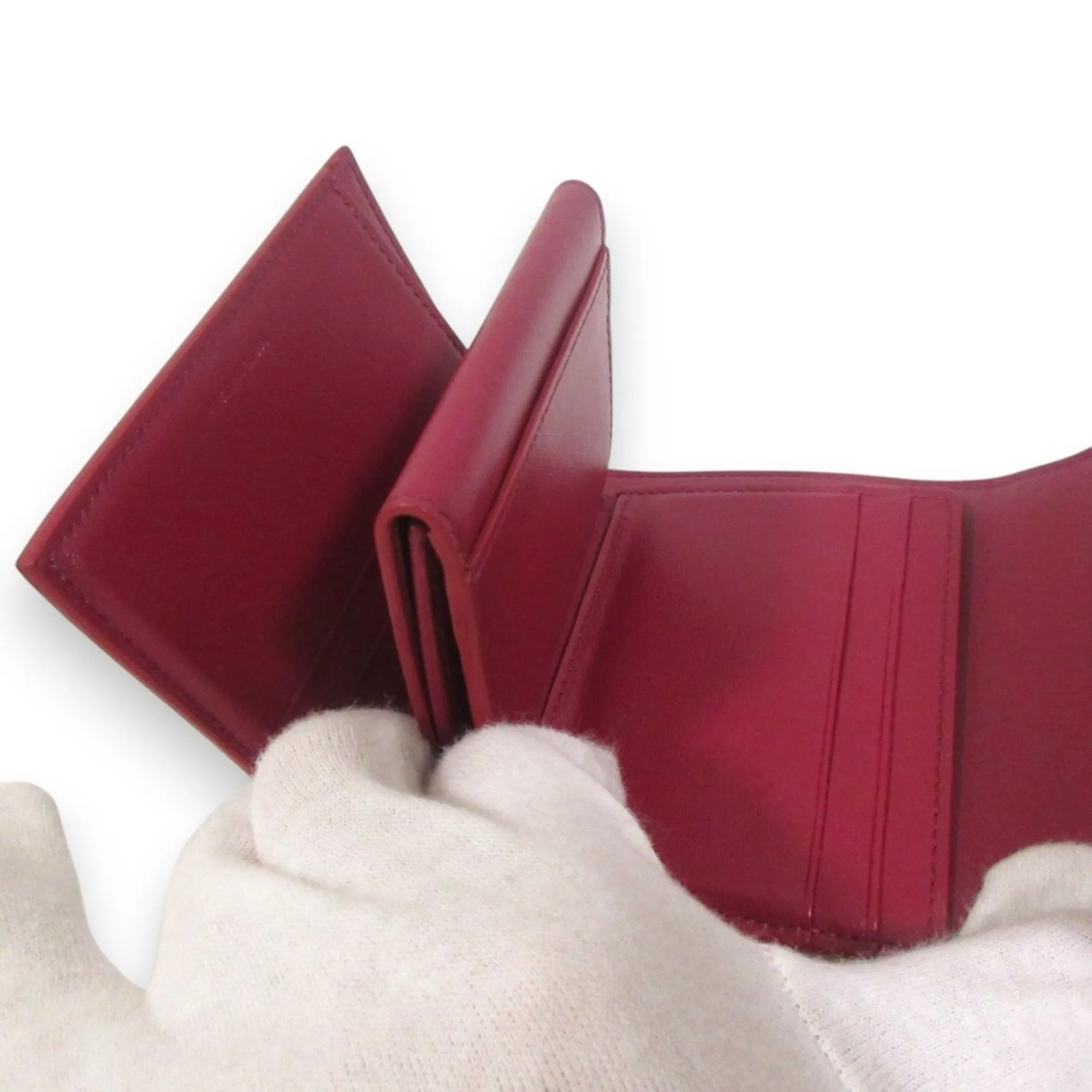 Celine Leather Wallet (Tri-Fold) (Pre-Owned)