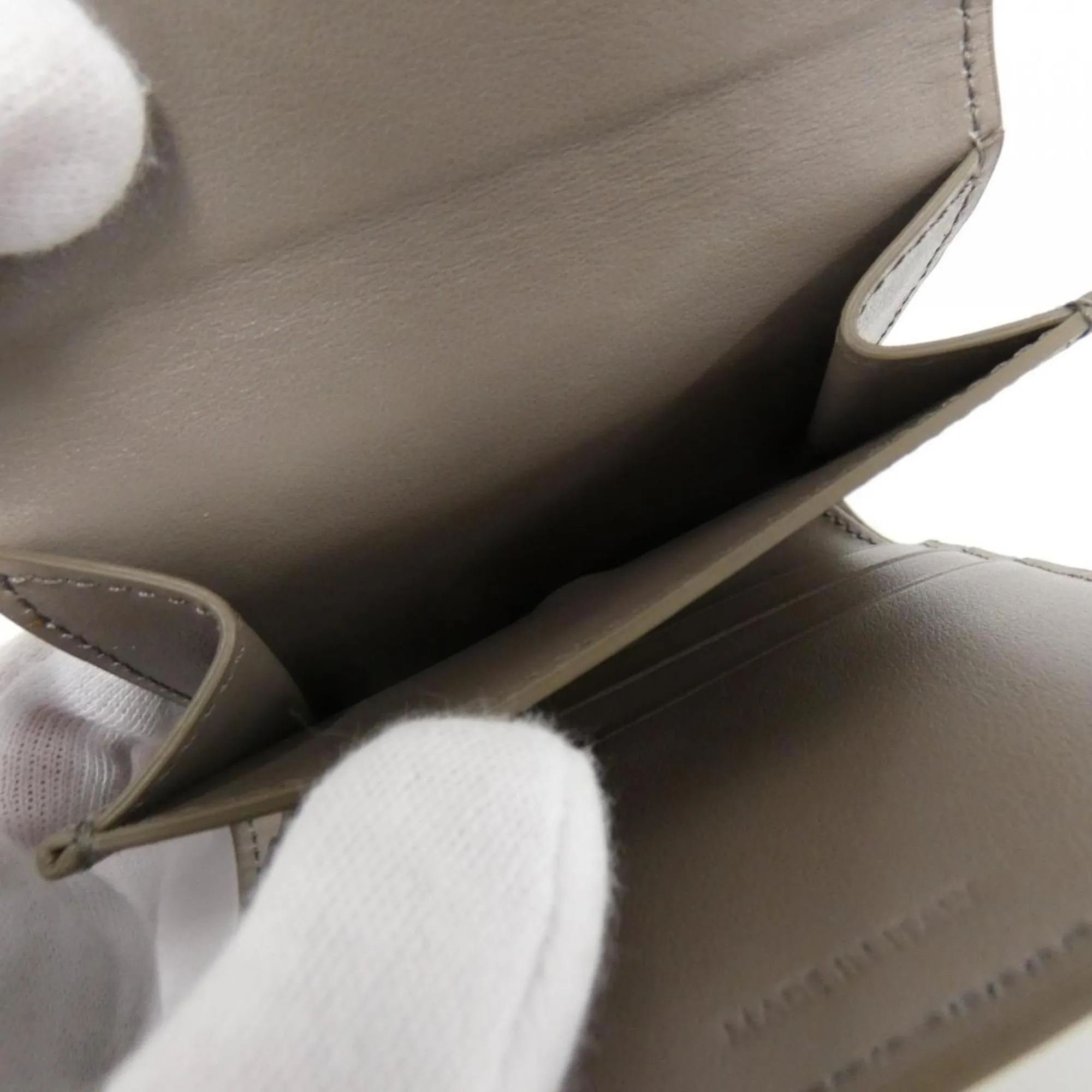 Celine Leather Wallet (Tri-Fold) (Pre-Owned)