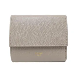 Celine Leather Wallet (Tri-Fold) (Pre-Owned)