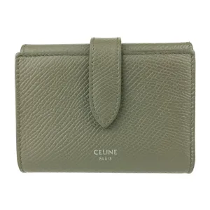 Celine Leather Wallet (Tri-Fold) (Pre-Owned)