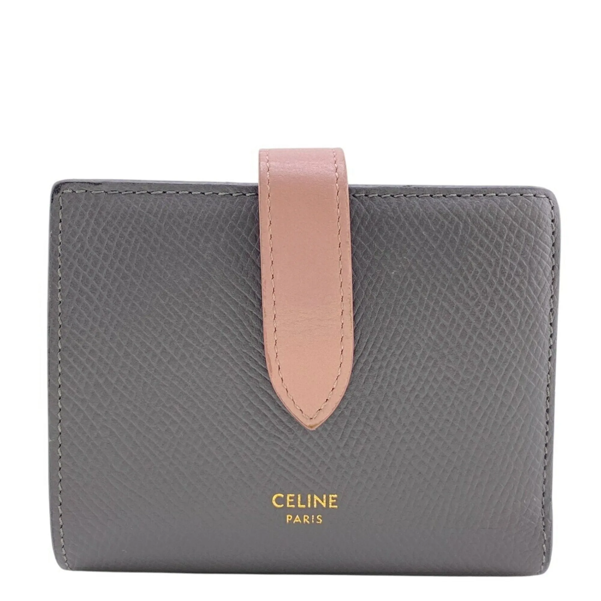 Celine pink Leather Wallet (Bi-Fold) (Pre-Owned)