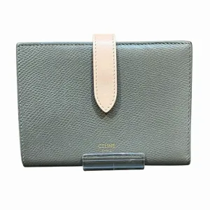 Celine pink Leather Wallet (Bi-Fold) (Pre-Owned)