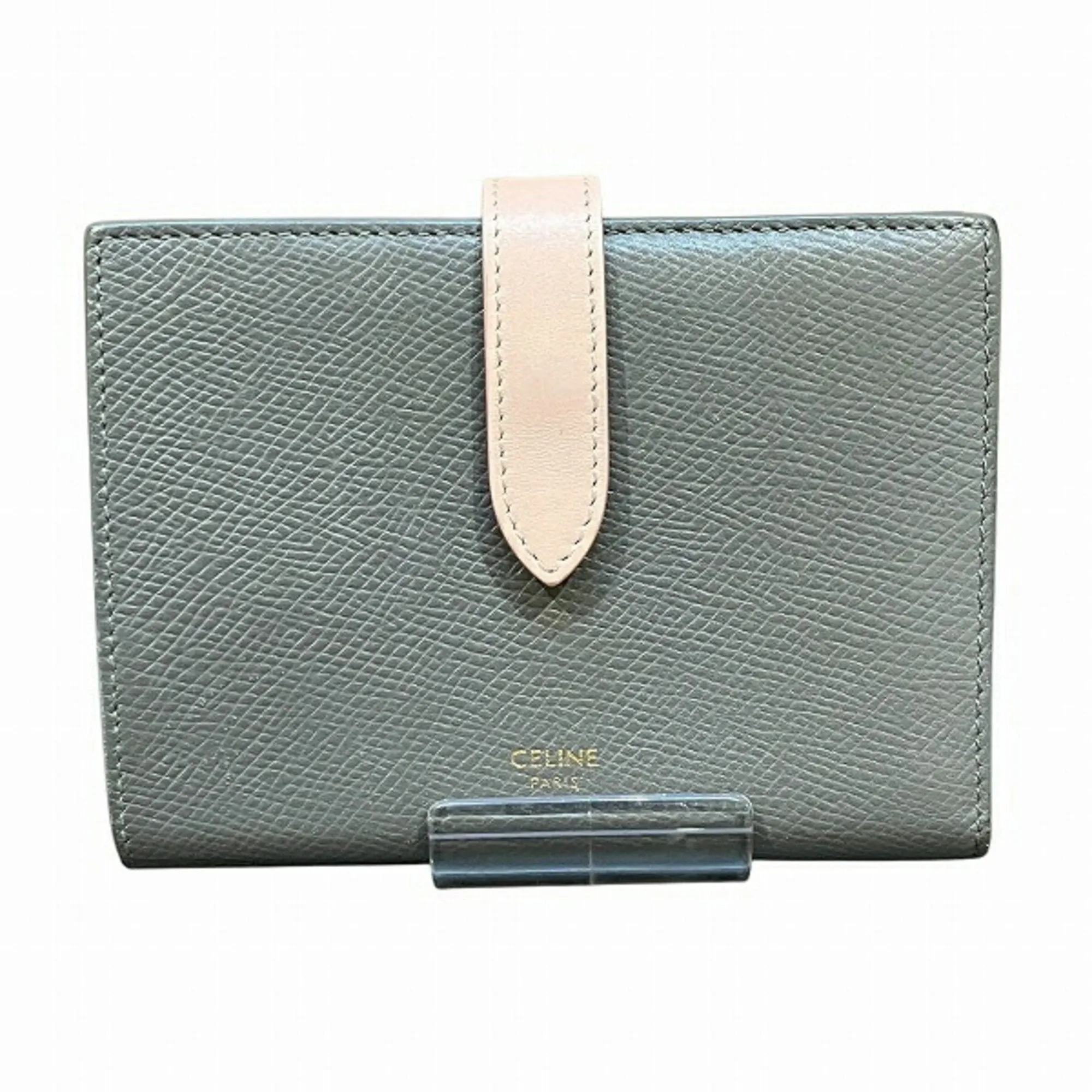 Celine pink Leather Wallet (Bi-Fold) (Pre-Owned)