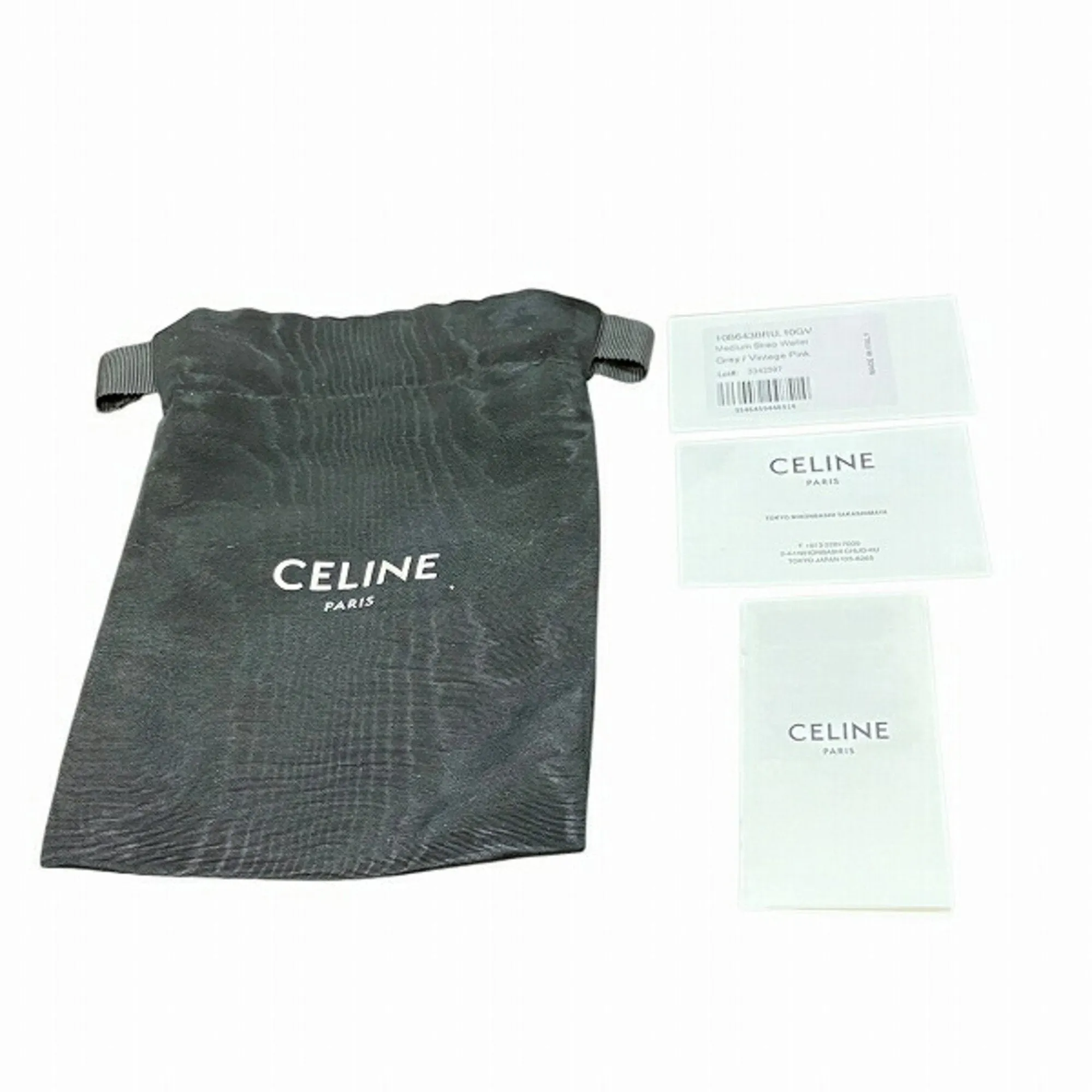 Celine pink Leather Wallet (Bi-Fold) (Pre-Owned)