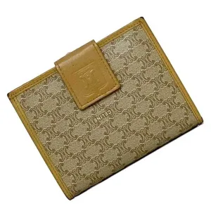Celine yellow Pvc Leather Wallet (Bi-Fold) (Pre-Owned)