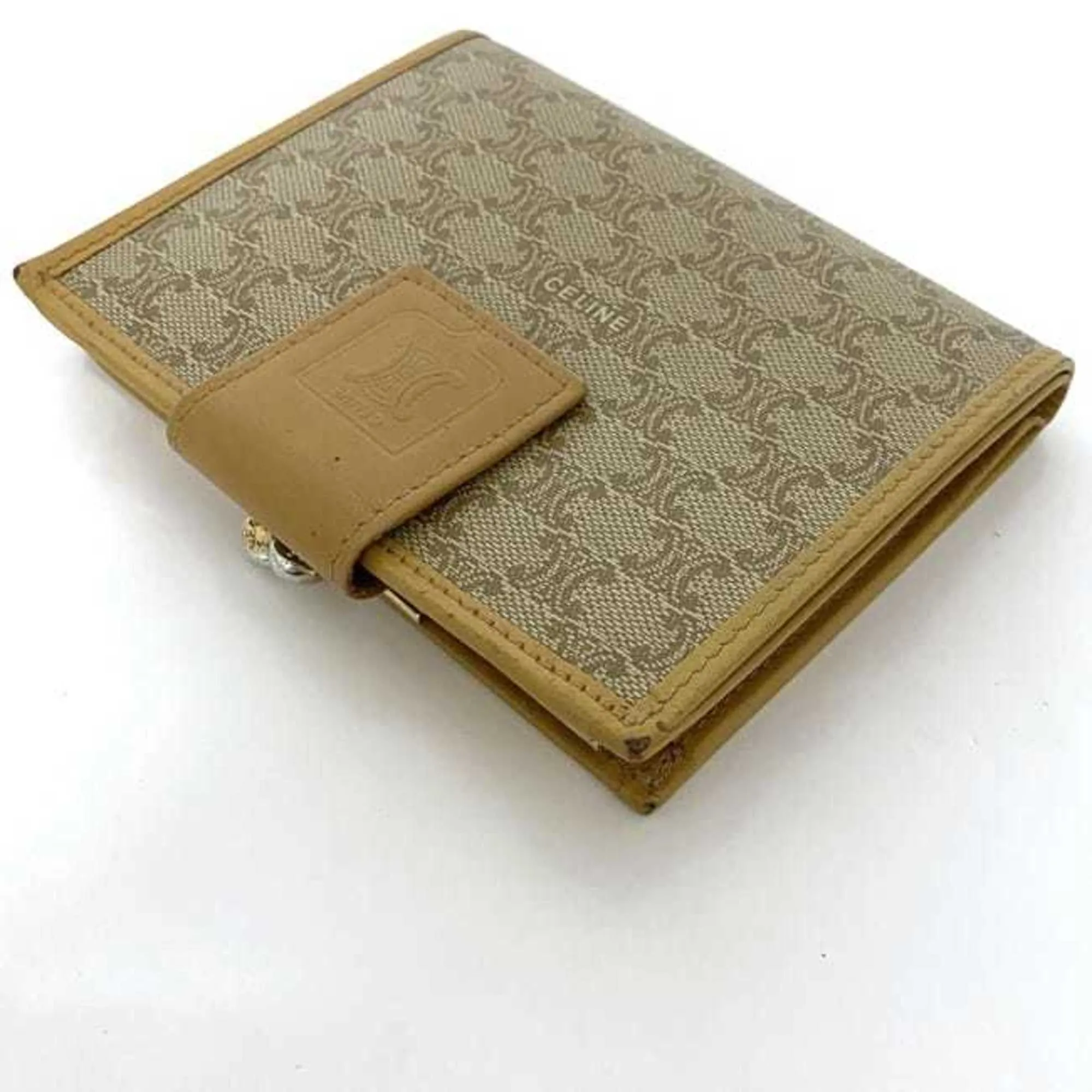 Celine yellow Pvc Leather Wallet (Bi-Fold) (Pre-Owned)