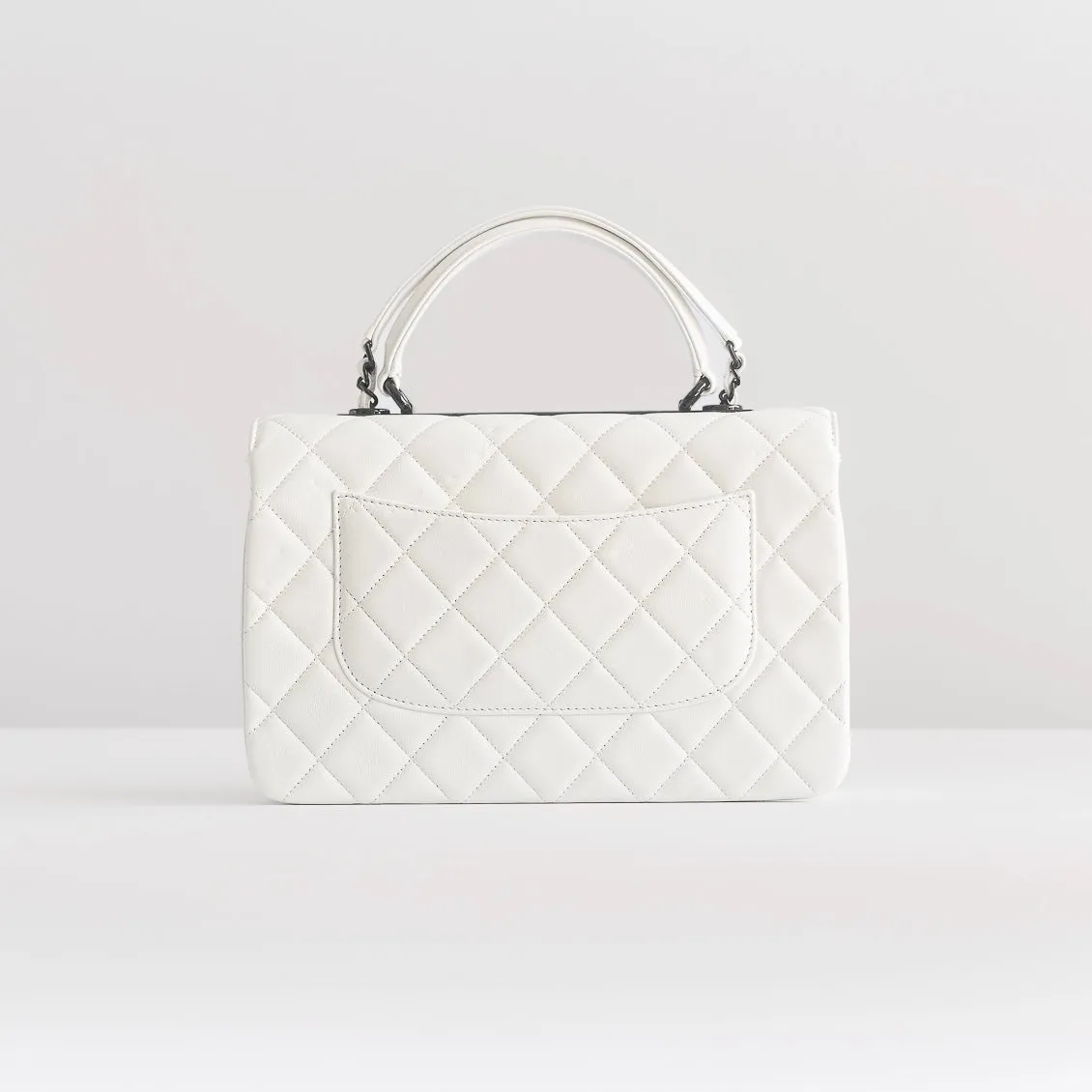 CHANEL - BAG TRENDY CC LARGE LAMBSKIN SO BLACK HARDWARE