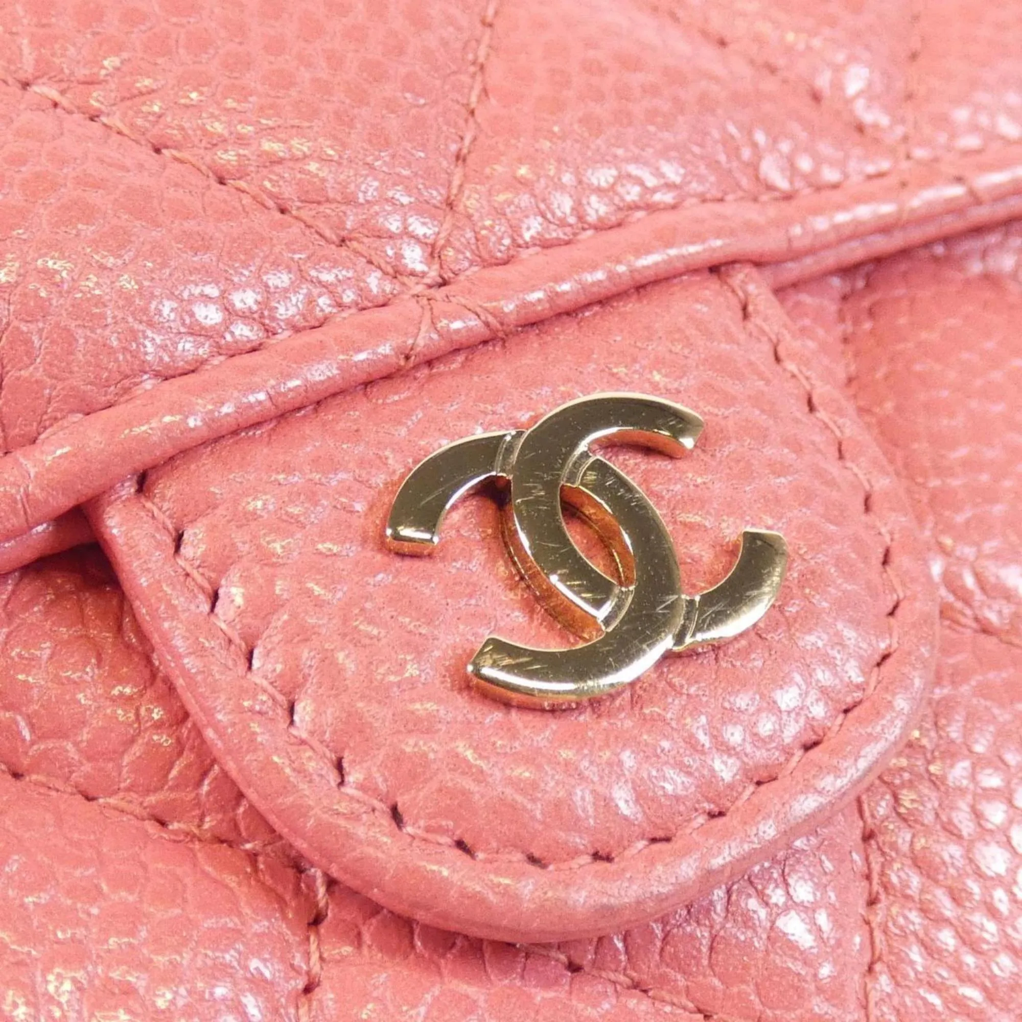 Chanel Caviar Leather Chain/Shoulder Wallet (Pre-Owned)
