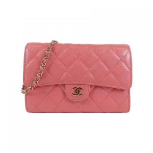 Chanel Caviar Leather Chain/Shoulder Wallet (Pre-Owned)