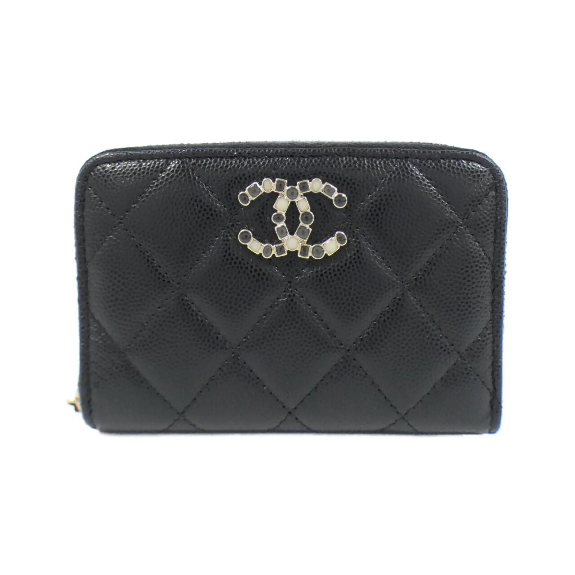 Chanel Caviar Leather Coin Purse/Coin Case (Pre-Owned)