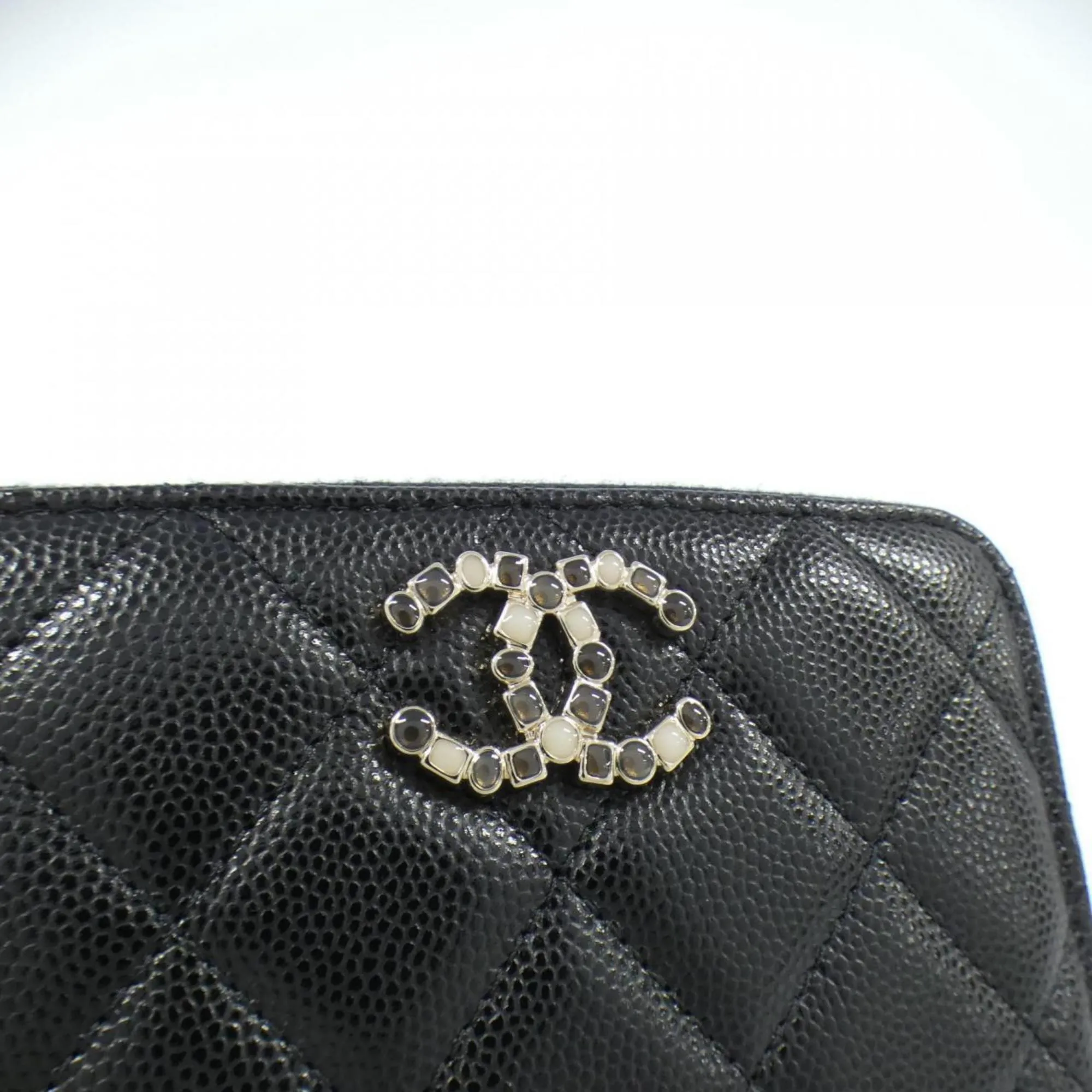 Chanel Caviar Leather Coin Purse/Coin Case (Pre-Owned)