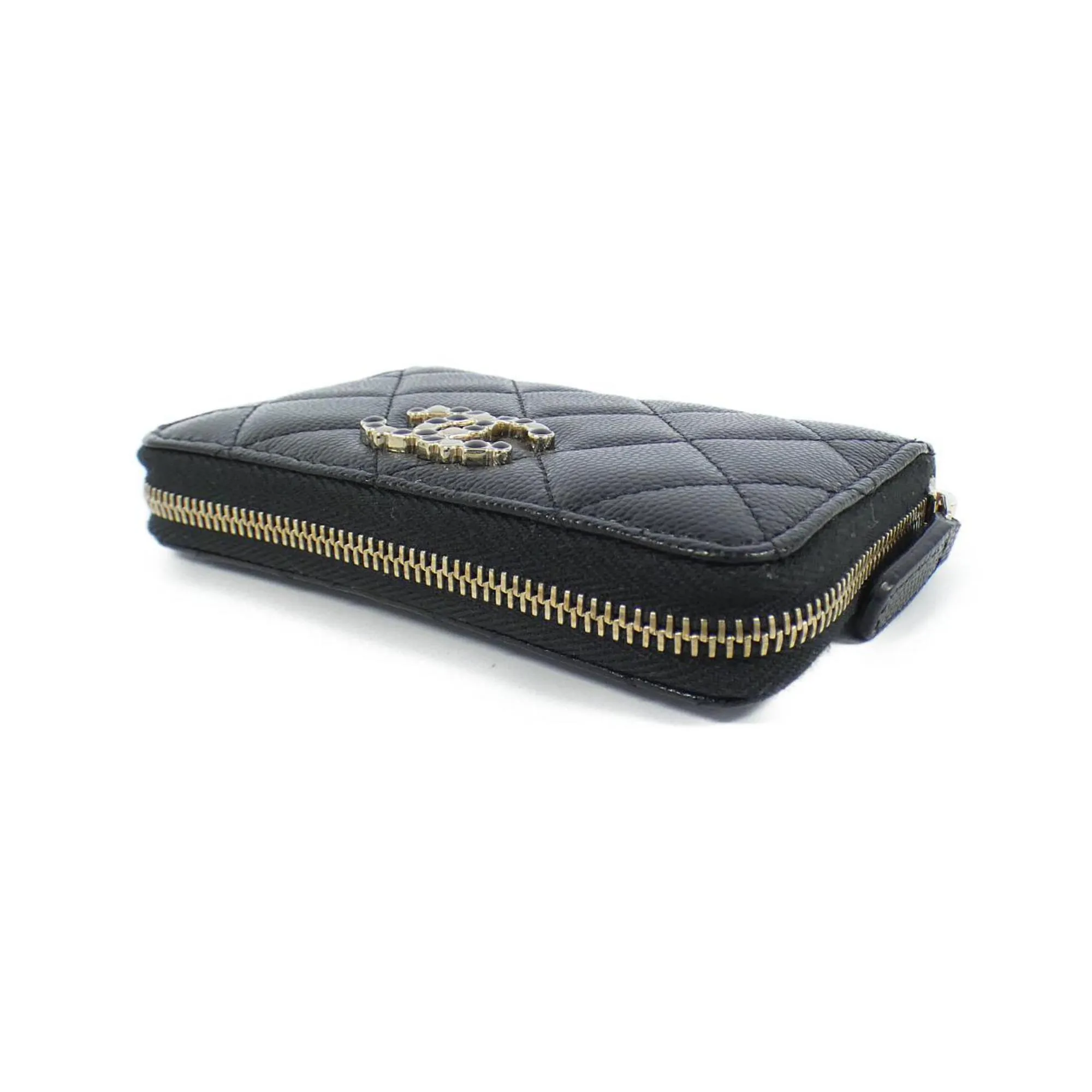 Chanel Caviar Leather Coin Purse/Coin Case (Pre-Owned)