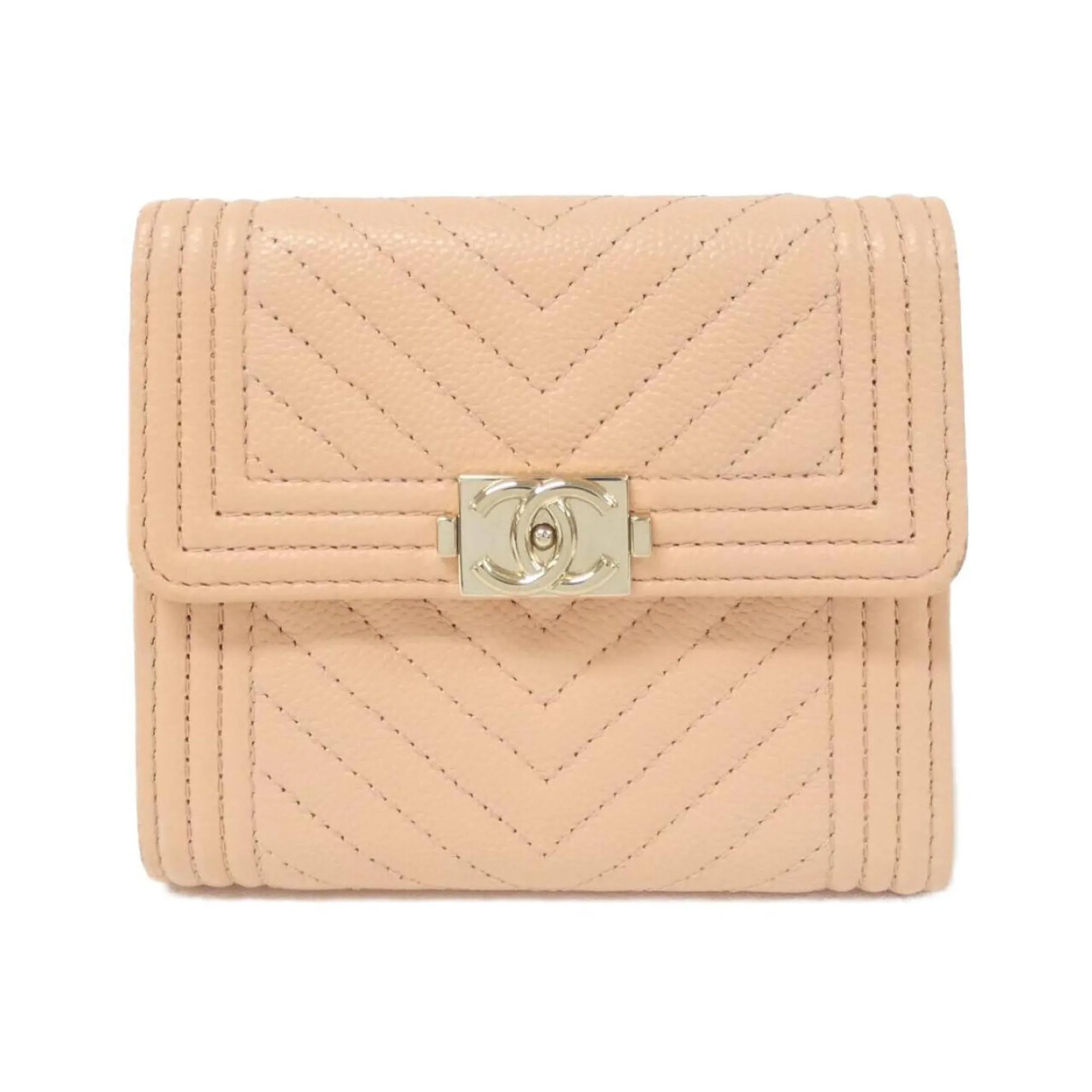 Chanel Caviar Leather Coin Purse/Coin Case (Pre-Owned)
