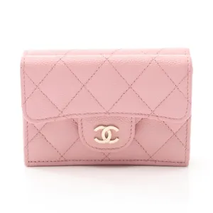 Chanel Classic Small Flap Wallet Pink