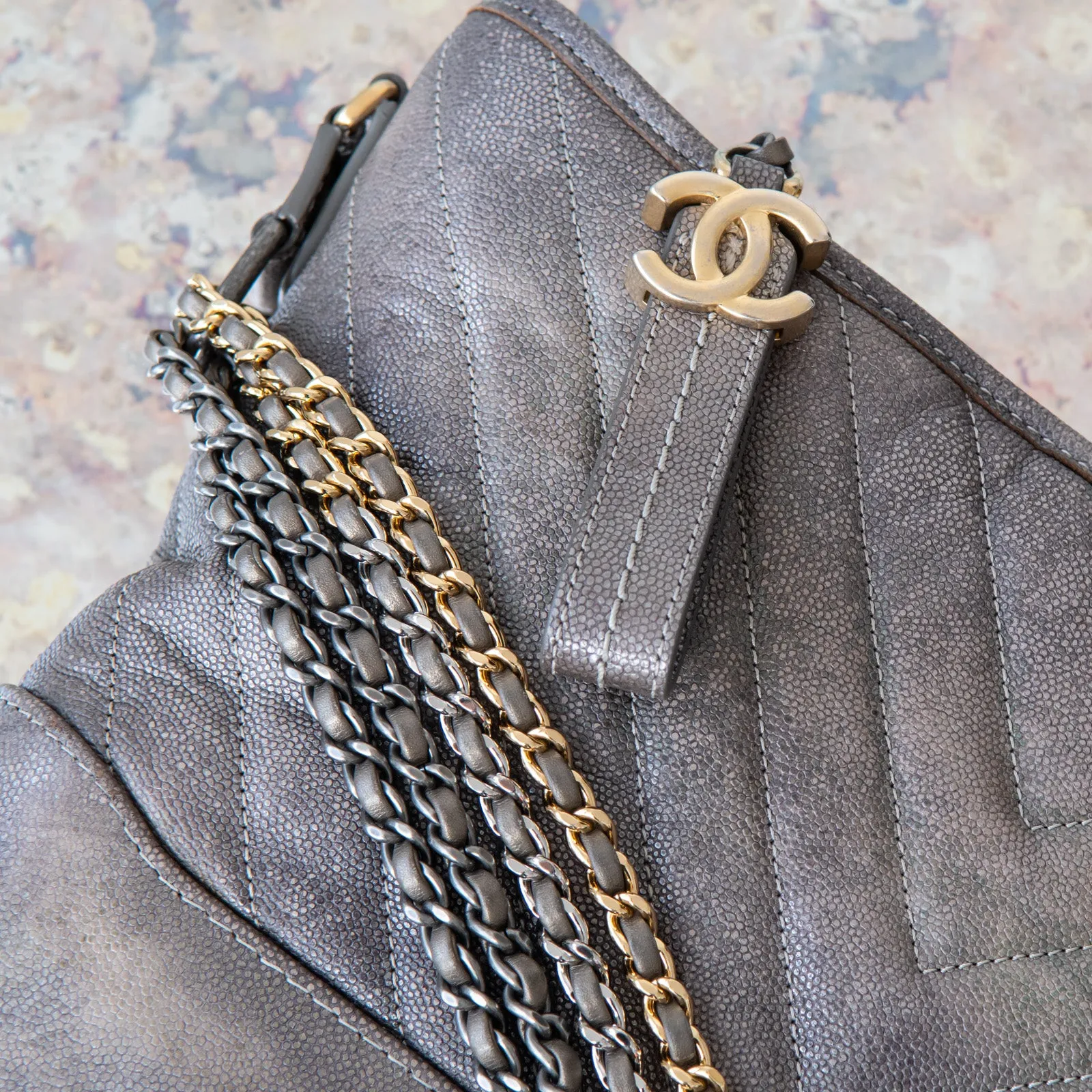 Chanel Copper Grey  Gabrielle Bag