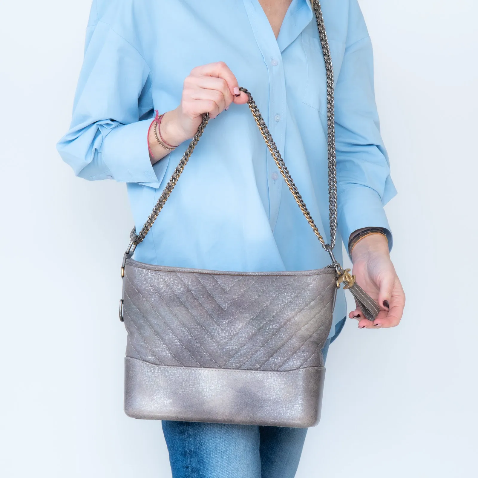 Chanel Copper Grey  Gabrielle Bag