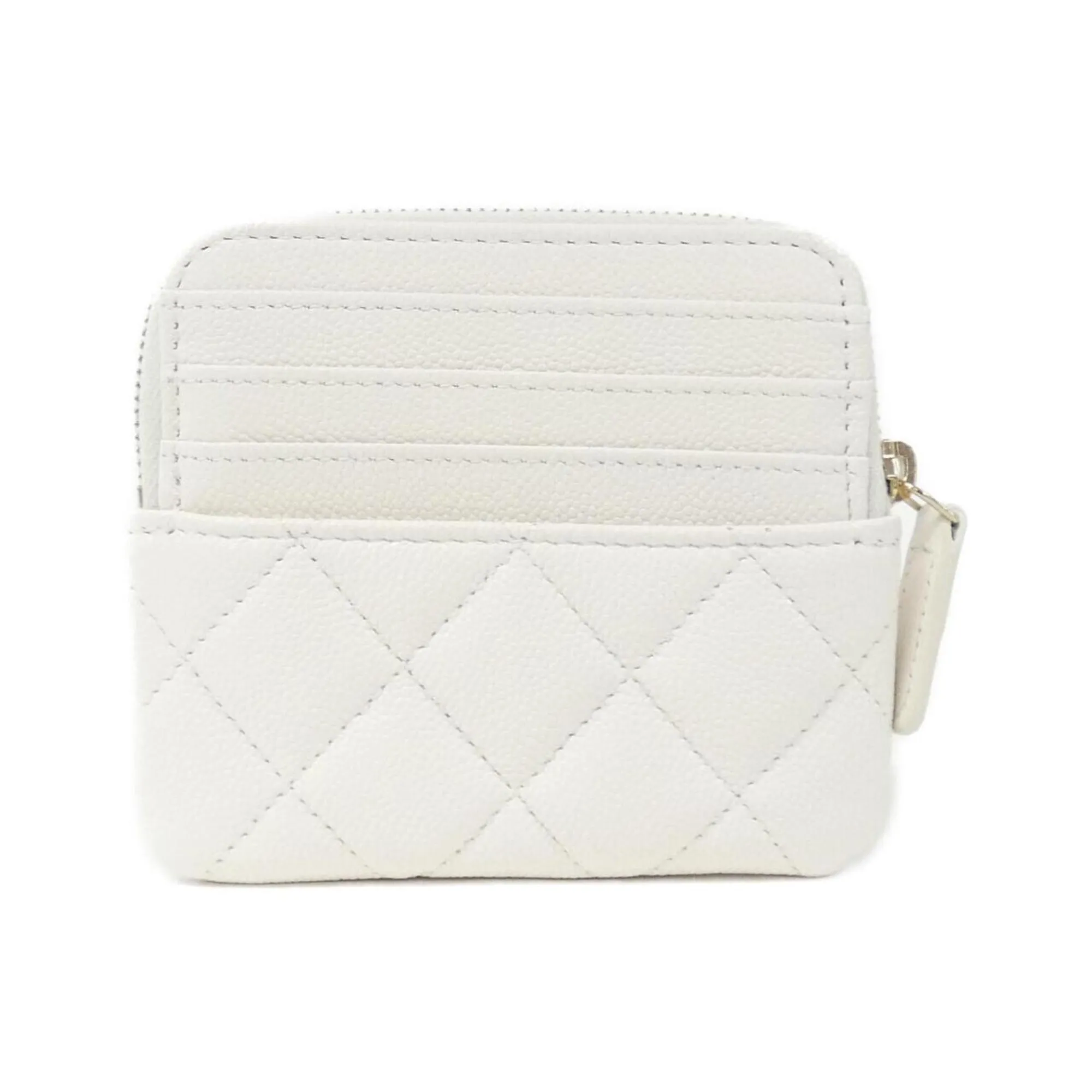 Chanel gold Caviar Leather Coin Purse/Coin Case (Pre-Owned)