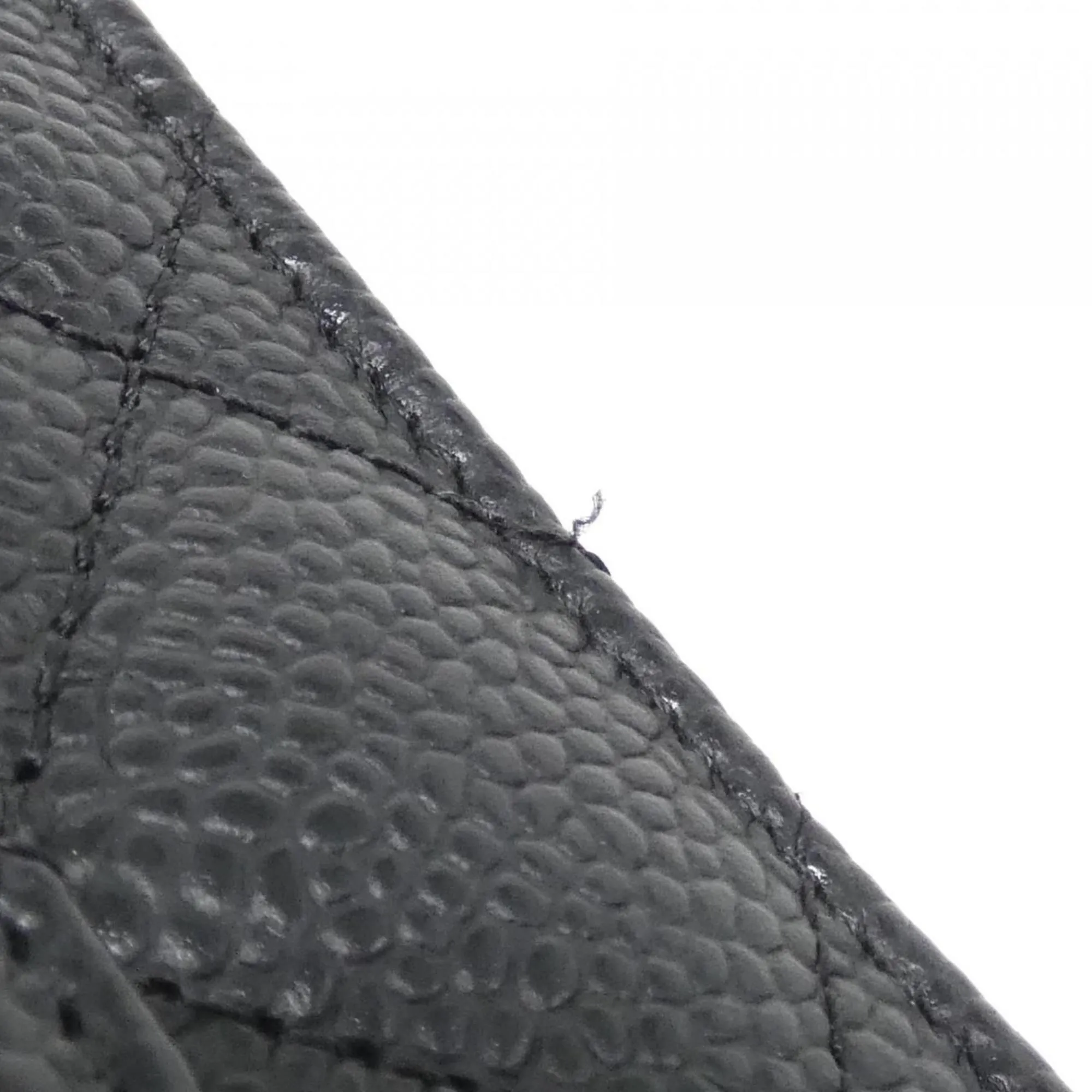 Chanel Grained Calfskin Chain/Shoulder Wallet (Pre-Owned)