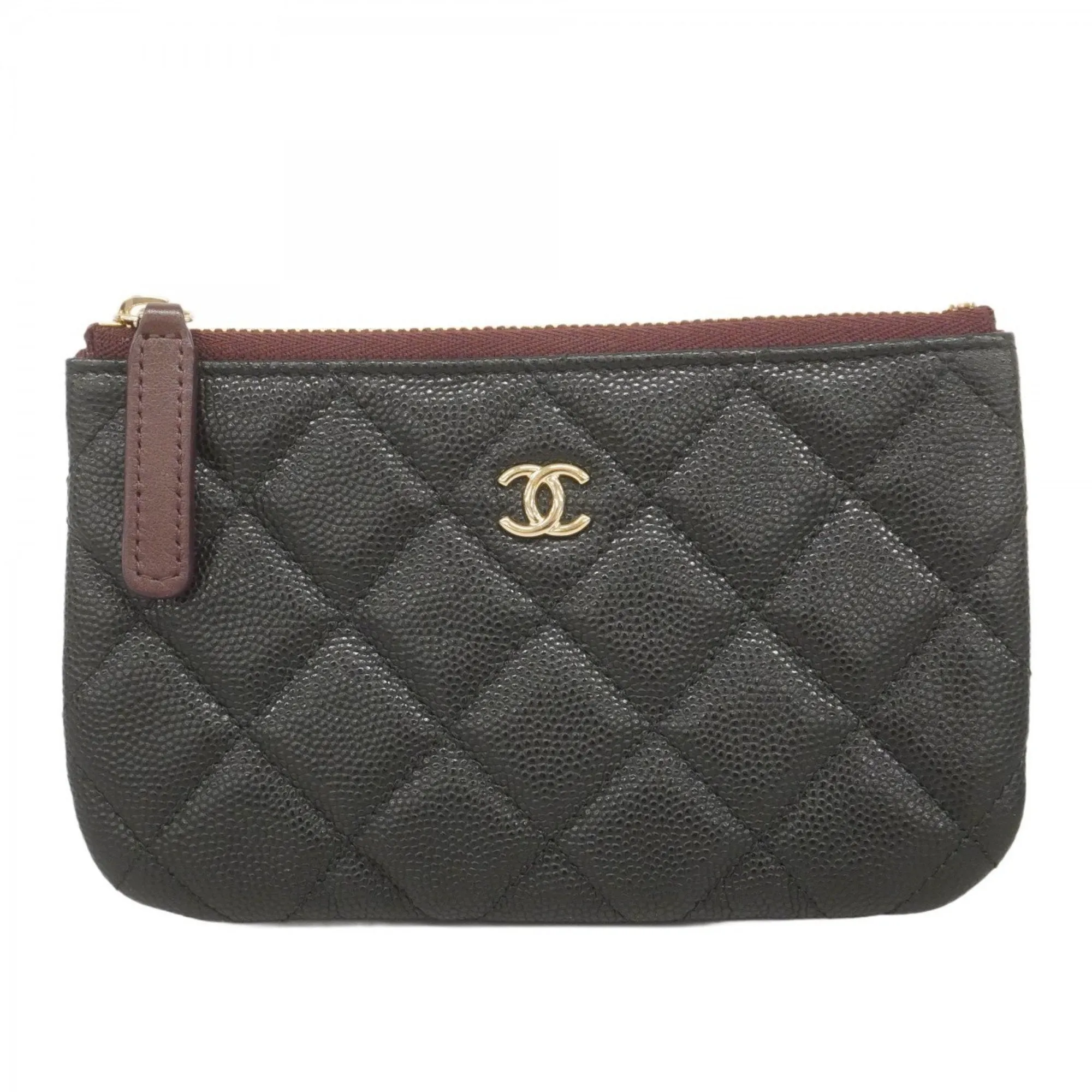 Chanel Grained Calfskin Coin Purse/Coin Case (Pre-Owned)
