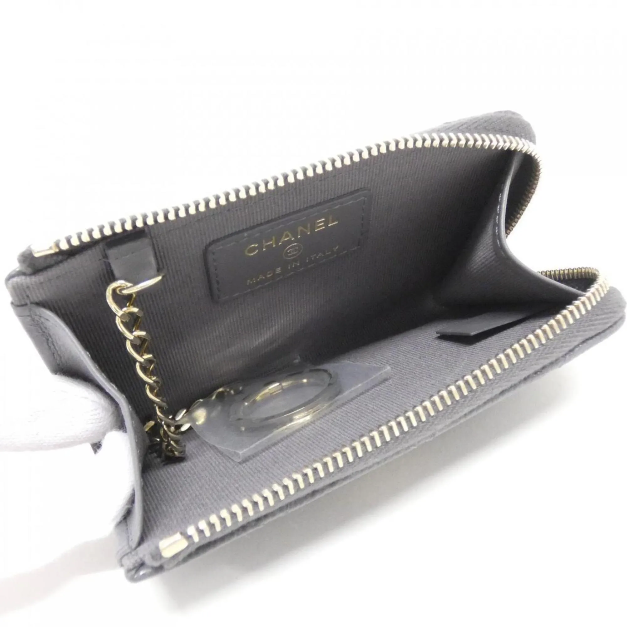 Chanel Grained Calfskin Coin Purse/Coin Case (Pre-Owned)