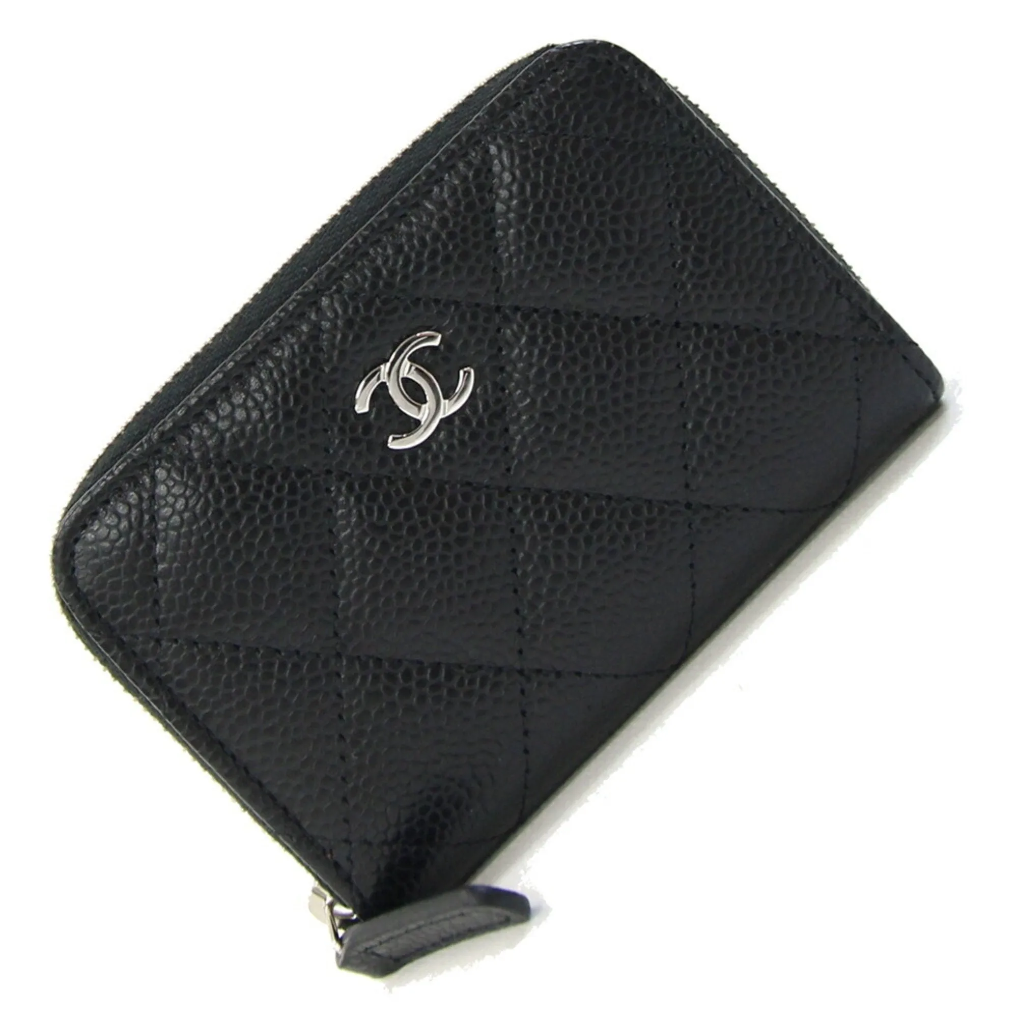 Chanel Grained Calfskin Coin Purse/Coin Case (Pre-Owned)