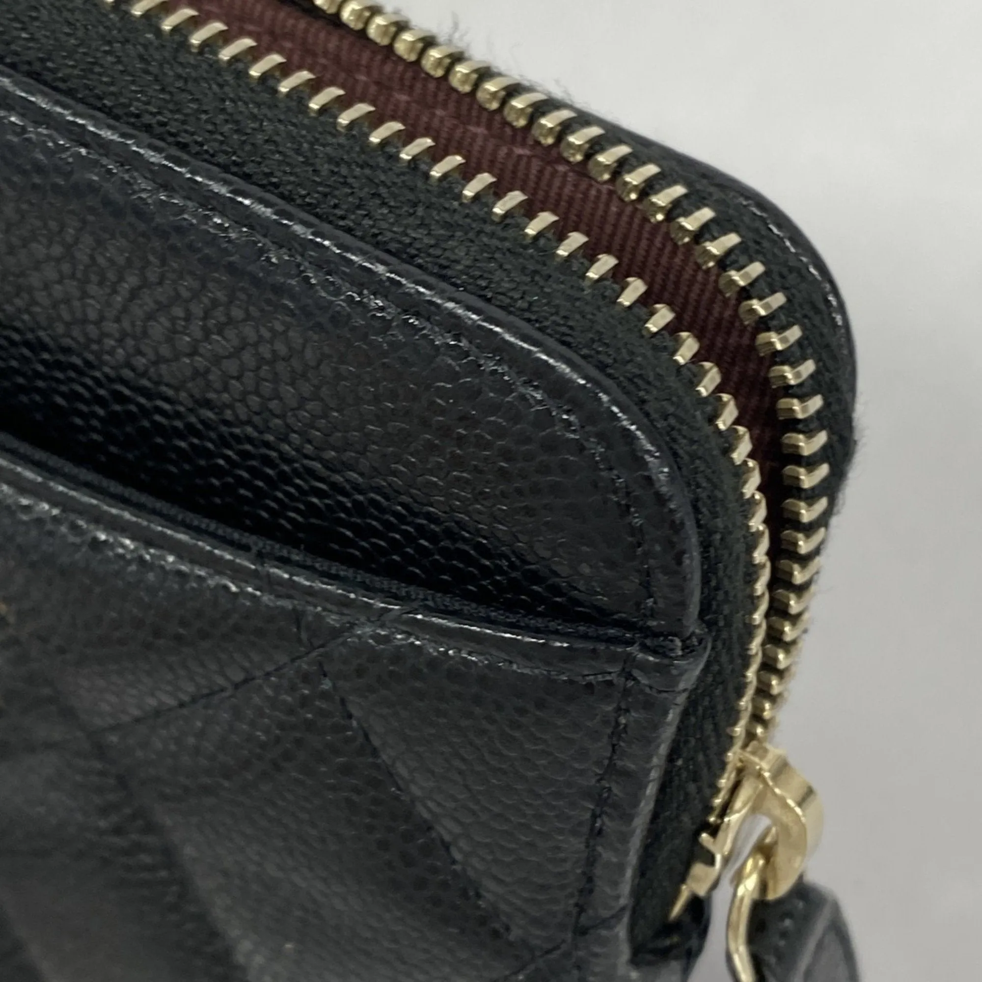 Chanel Grained Calfskin Coin Purse/Coin Case (Pre-Owned)