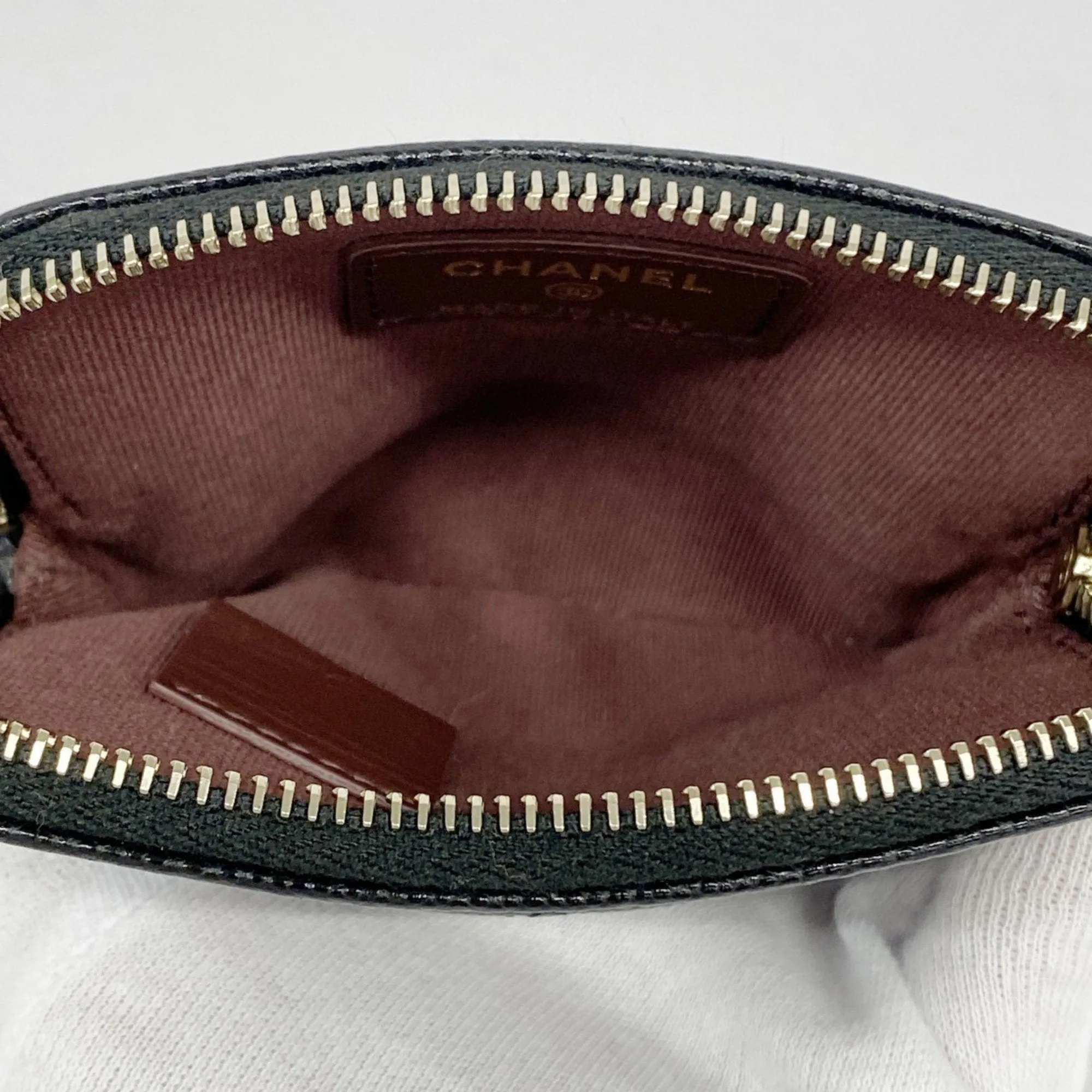 Chanel Grained Calfskin Coin Purse/Coin Case (Pre-Owned)