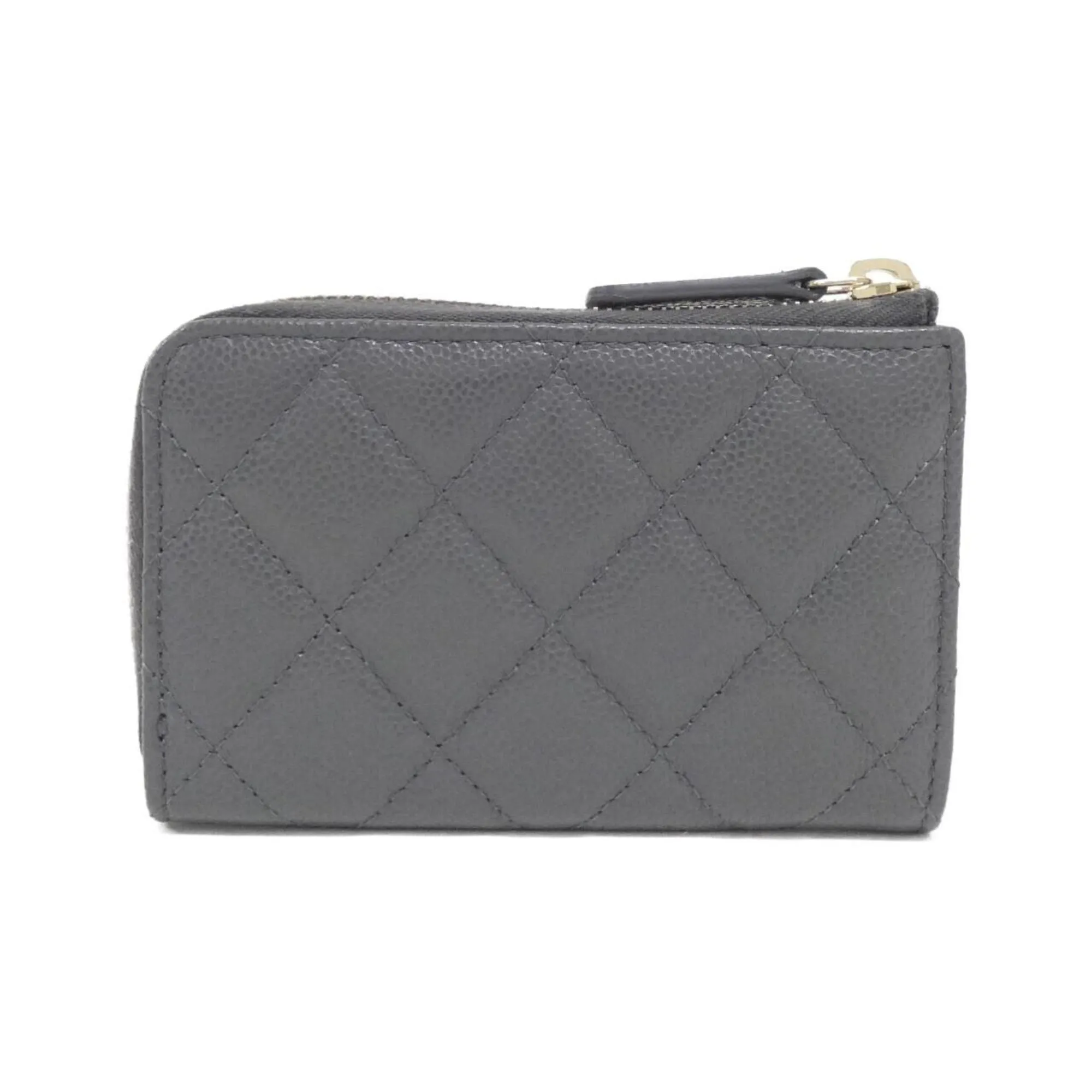 Chanel Grained Calfskin Coin Purse/Coin Case (Pre-Owned)