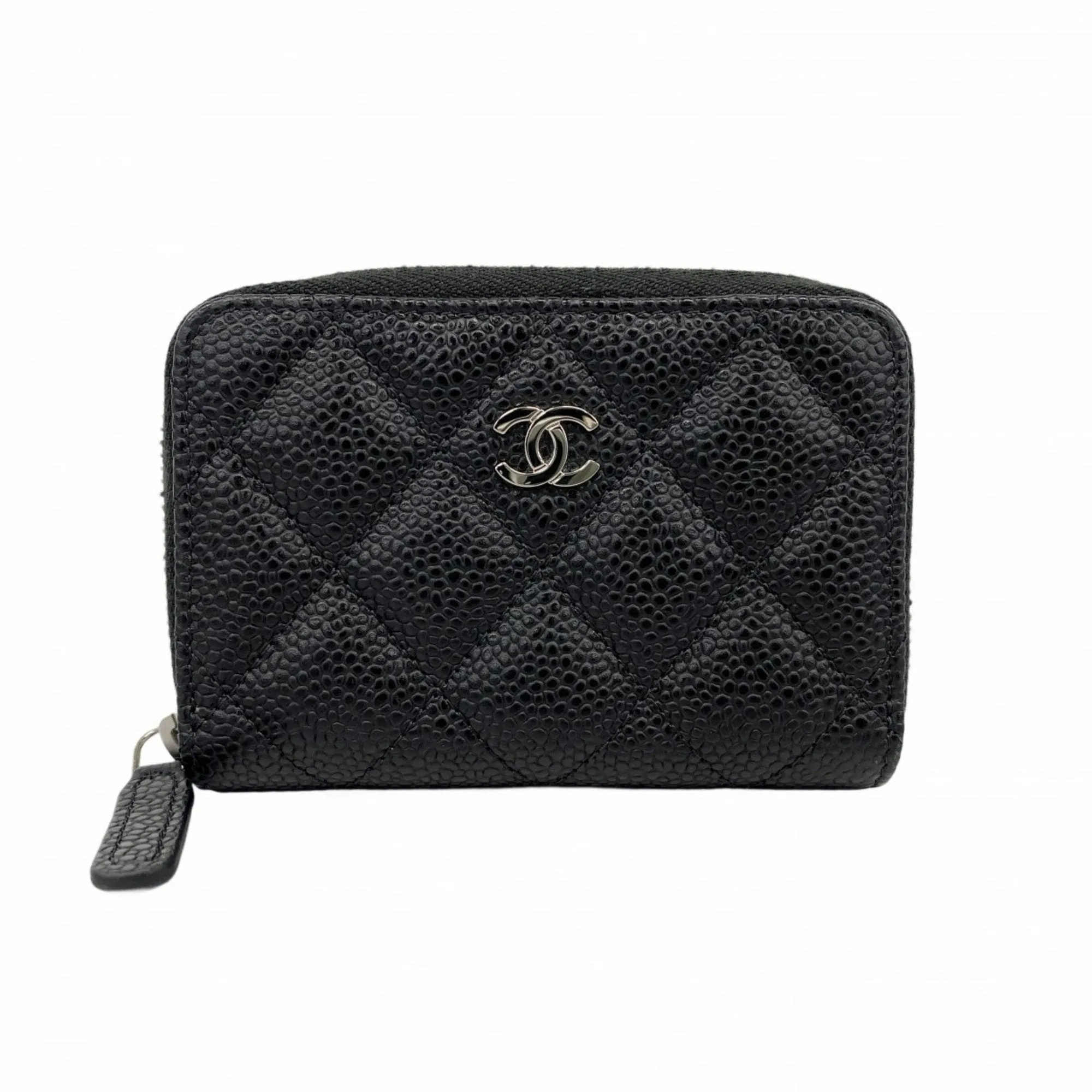 Chanel Grained Calfskin Coin Purse/Coin Case (Pre-Owned)