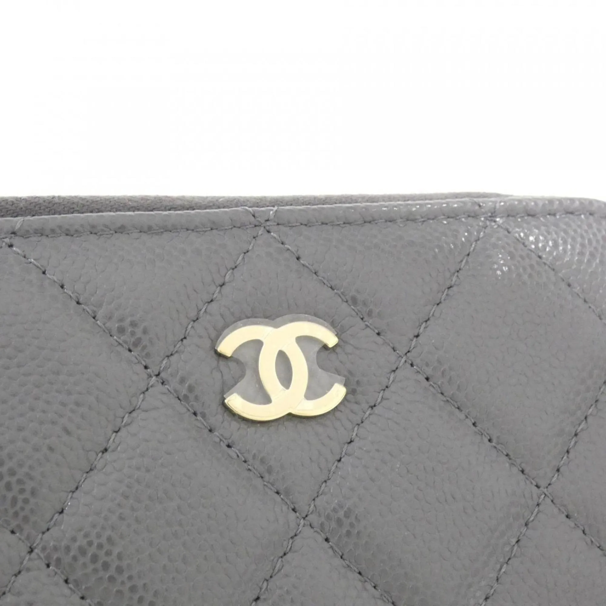 Chanel Grained Calfskin Coin Purse/Coin Case (Pre-Owned)