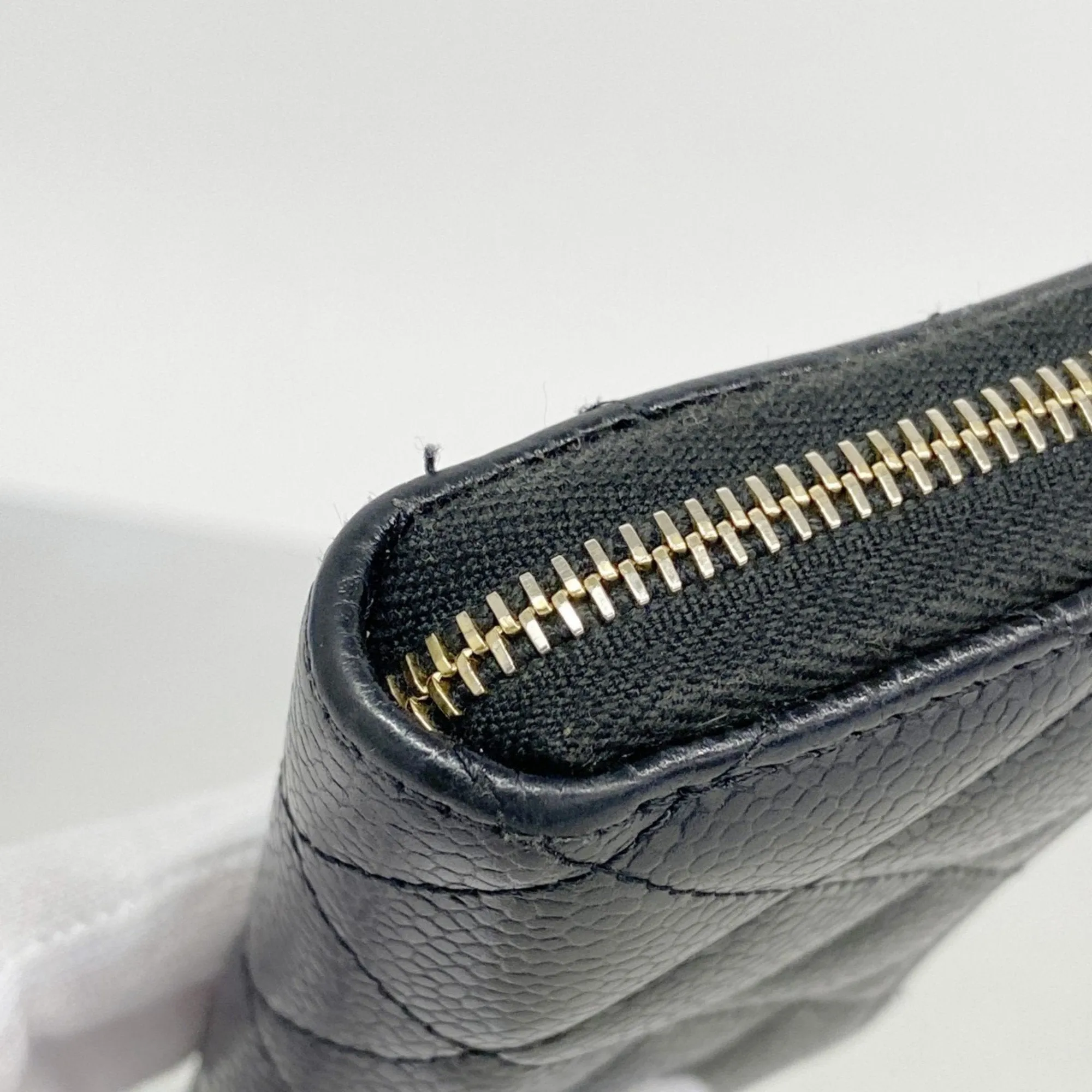 Chanel Grained Calfskin Coin Purse/Coin Case (Pre-Owned)