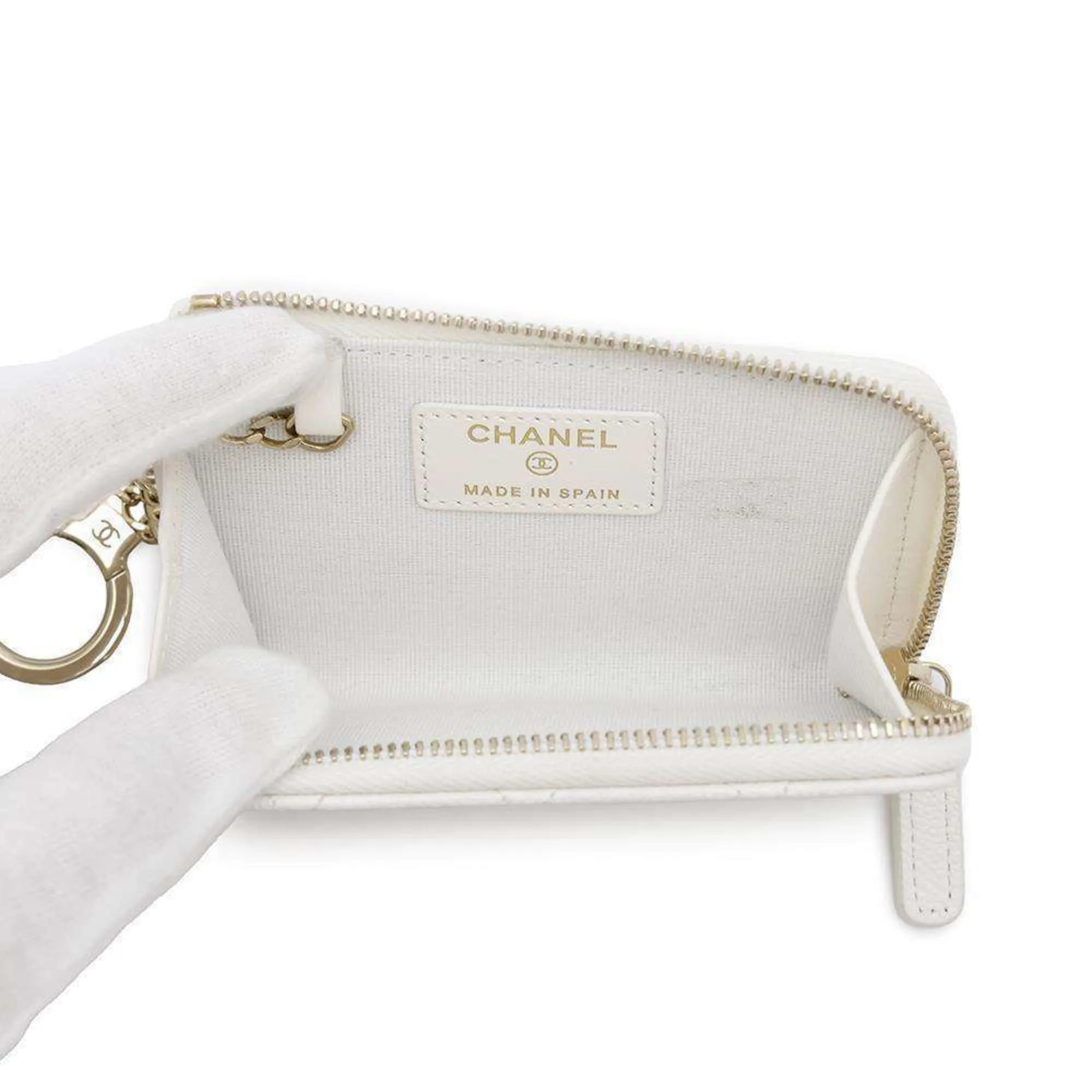 Chanel Grained Calfskin Coin Purse/Coin Case (Pre-Owned)