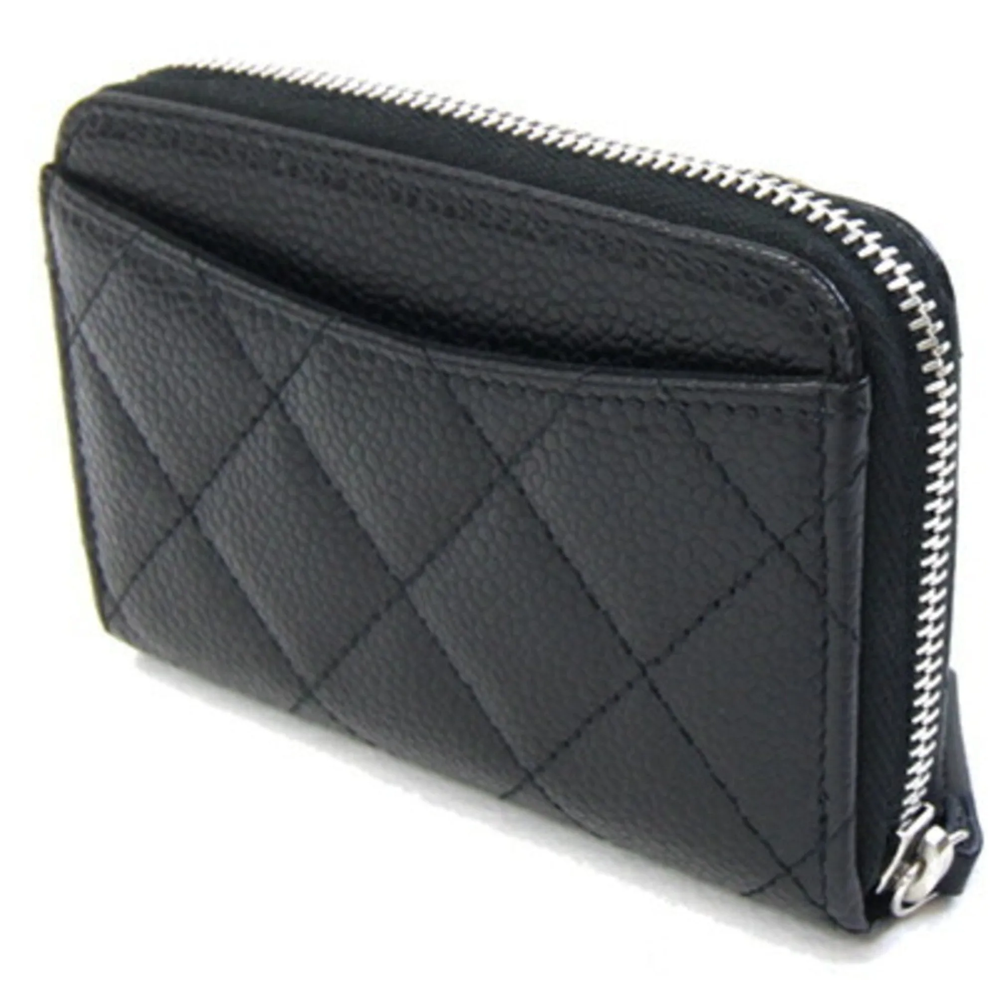 Chanel Grained Calfskin Coin Purse/Coin Case (Pre-Owned)