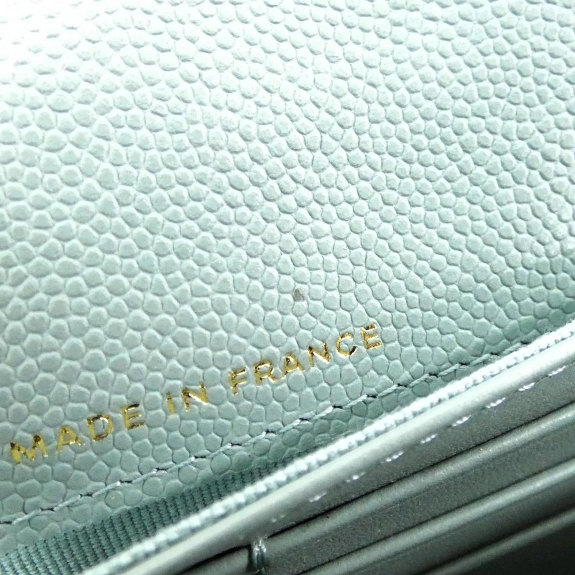 Chanel Grained Calfskin Long Wallet (Bi-Fold) (Pre-Owned)