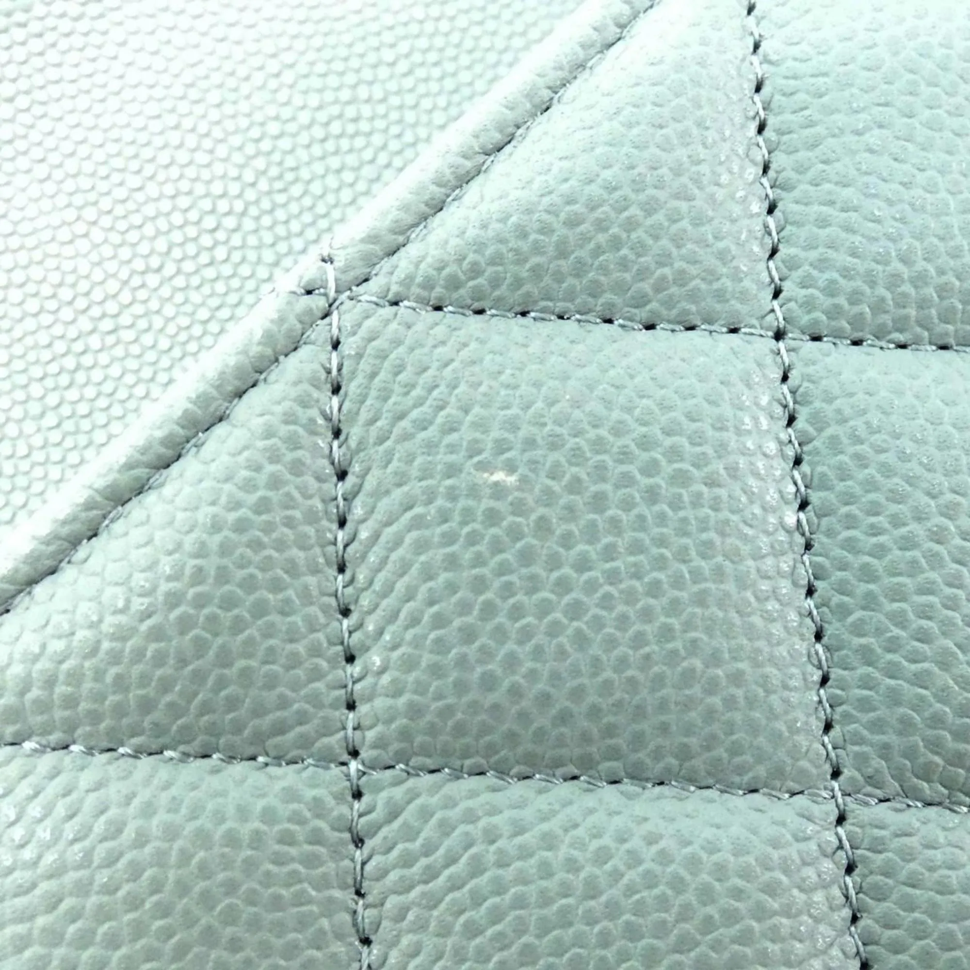 Chanel Grained Calfskin Long Wallet (Bi-Fold) (Pre-Owned)