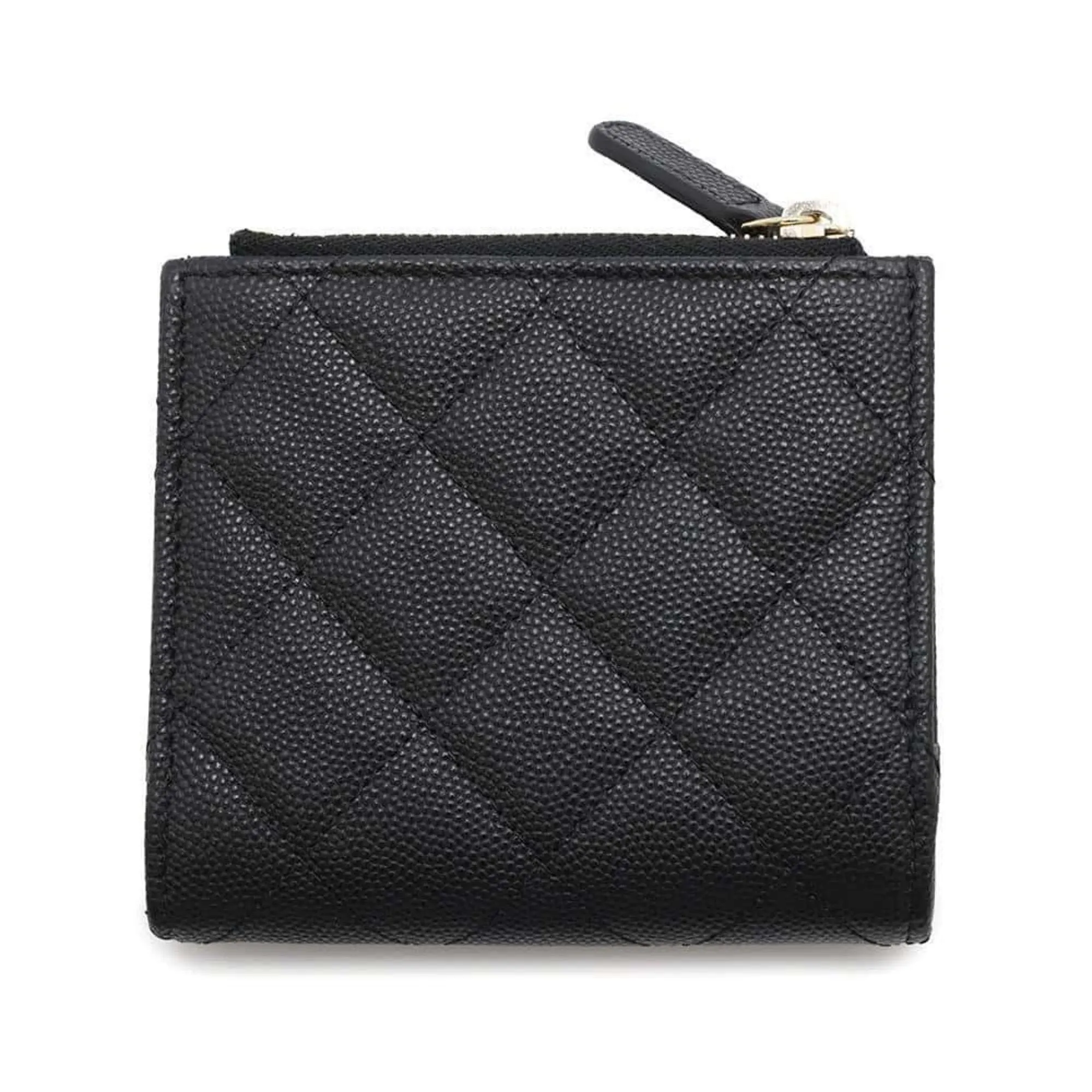 Chanel Grained Calfskin Wallet (Bi-Fold) (Pre-Owned)