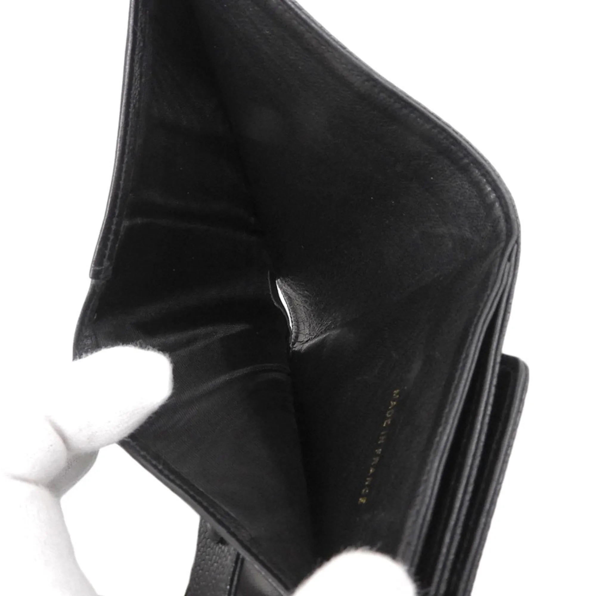 Chanel Grained Calfskin Wallet (Bi-Fold) (Pre-Owned)